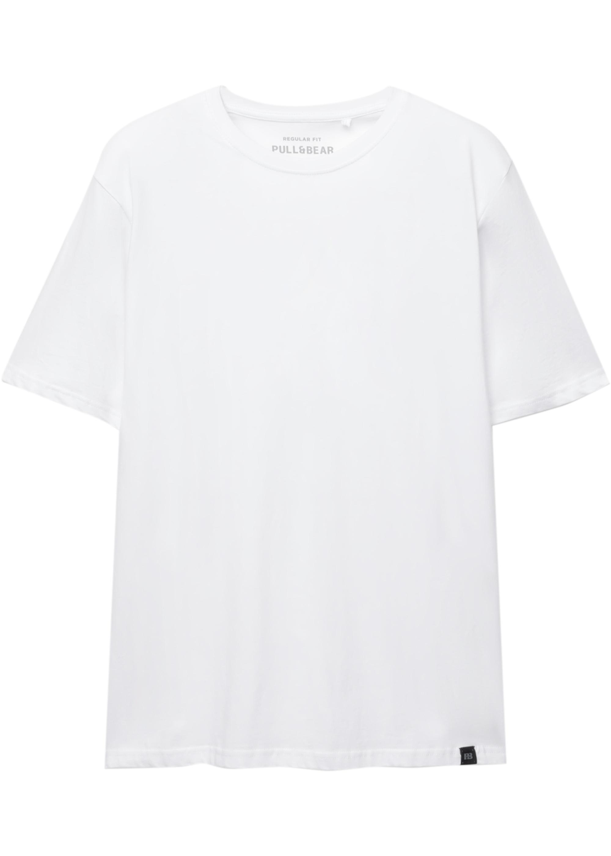 Basic short sleeve cotton T-shirt — White