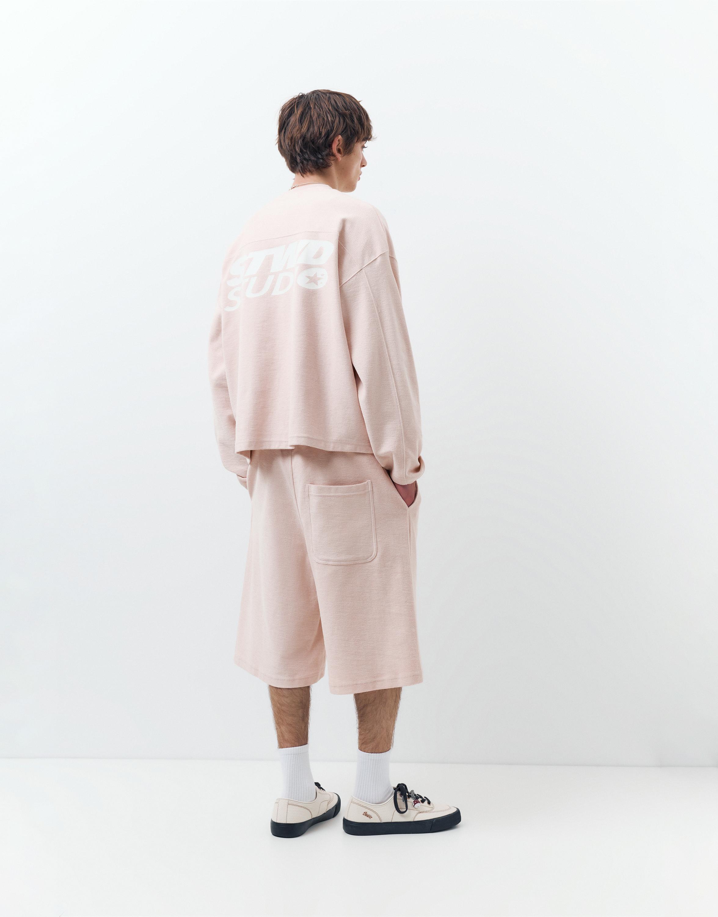 STWD Round Neck Sweatshirt — Pink