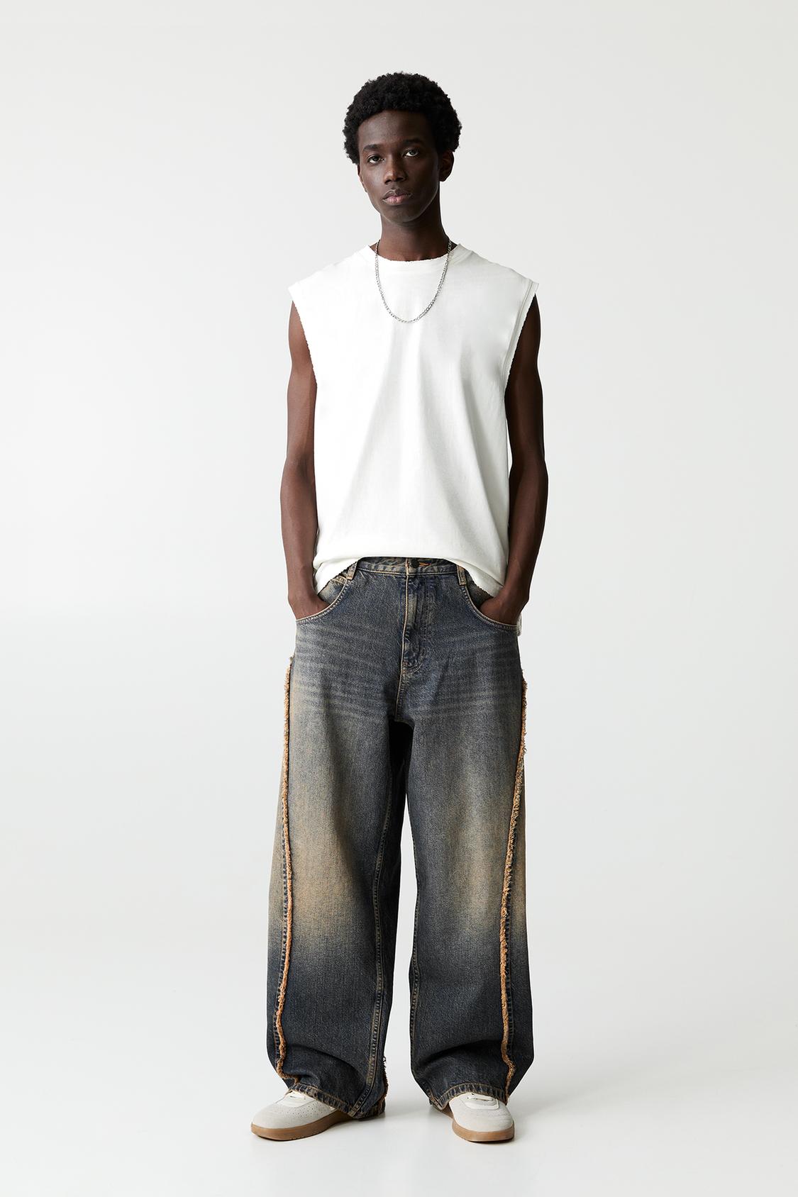 Heart Pantalones Pull&bear Pantalones Baggy Pull And Bear