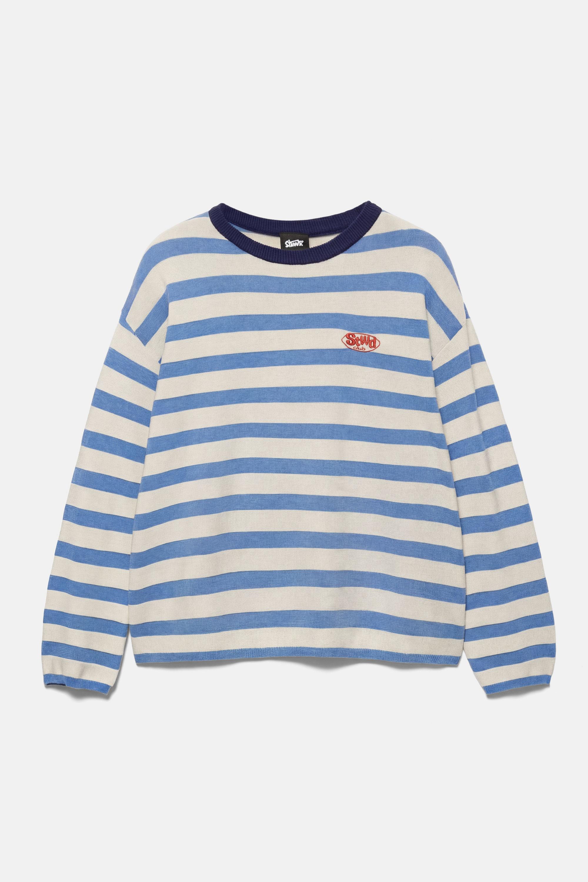 Çizgili örgü tişört - Görsel 34