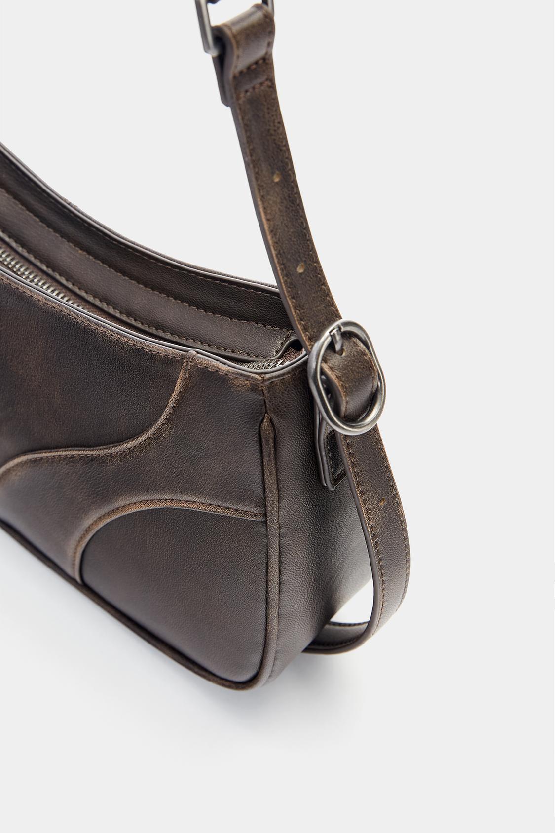 Distressed shoulder bag - pull&bear 
