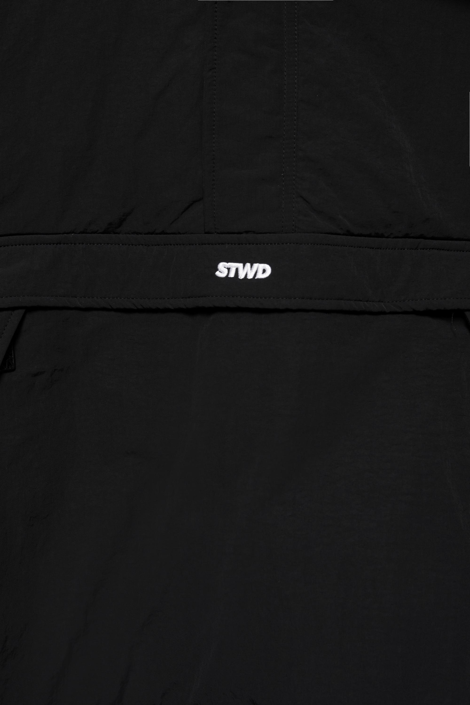 Hooded anorak jacket — Black
