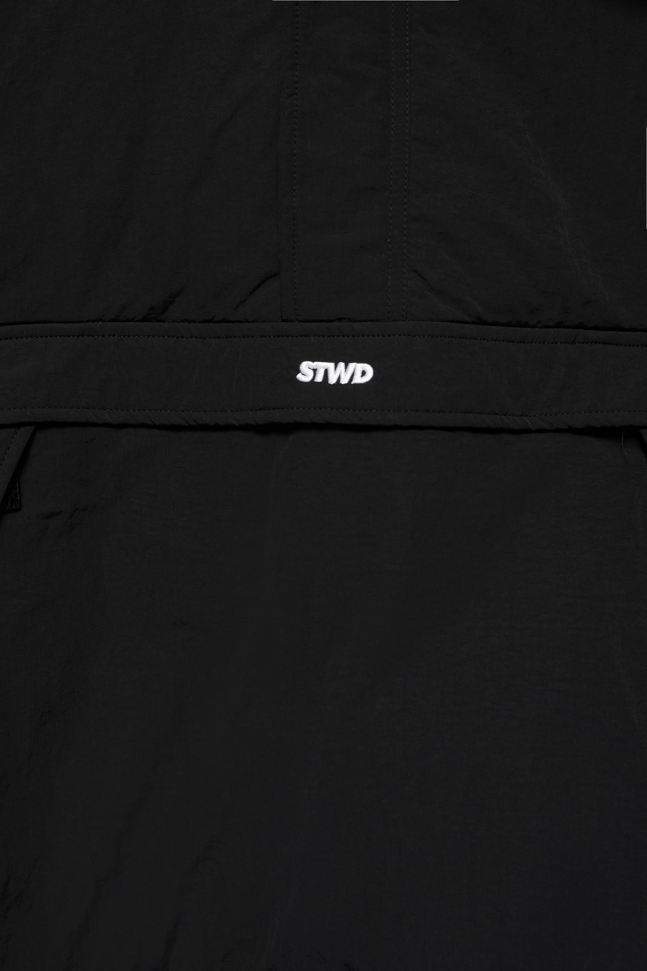 Hooded anorak jacket — Black