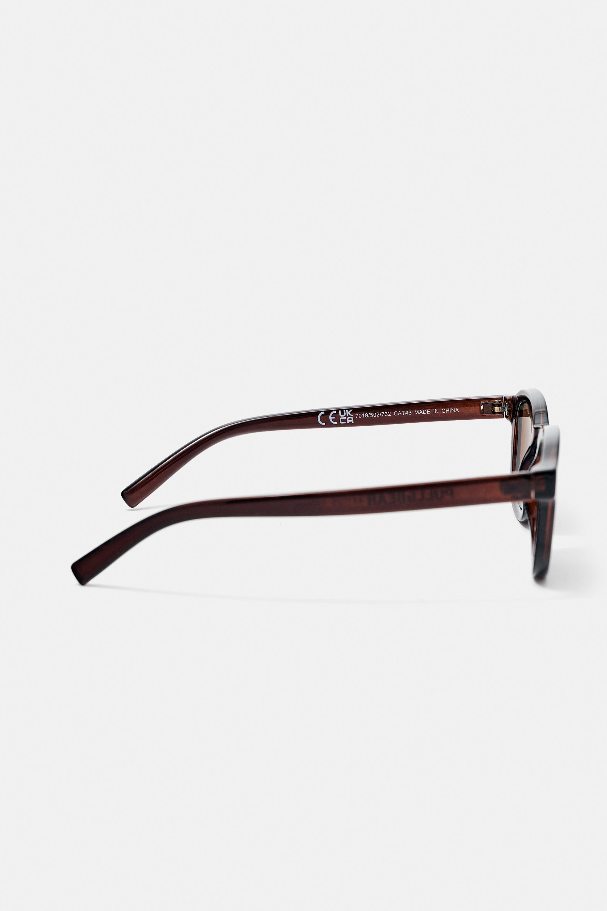 Resin sunglasses — Caramel
