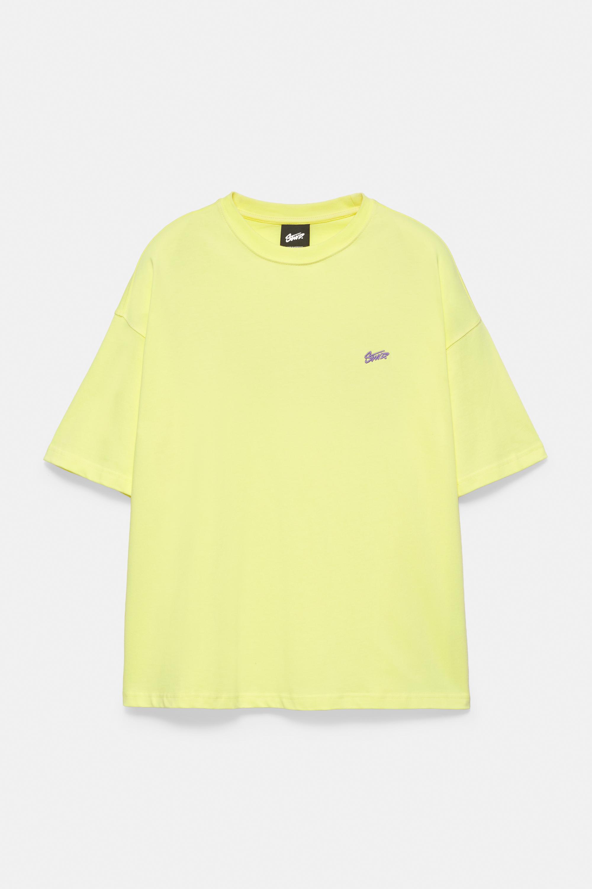 STWD logo boxy T-shirt — Yellow