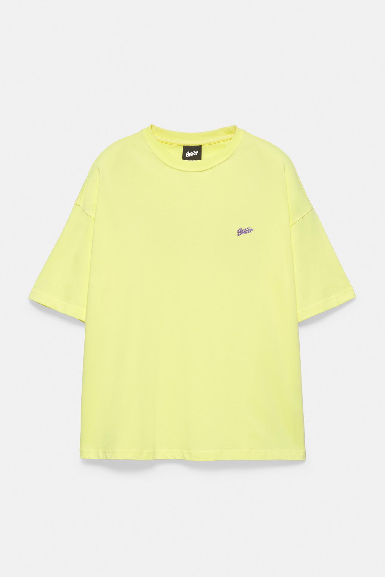 STWD logo boxy T-shirt — Yellow