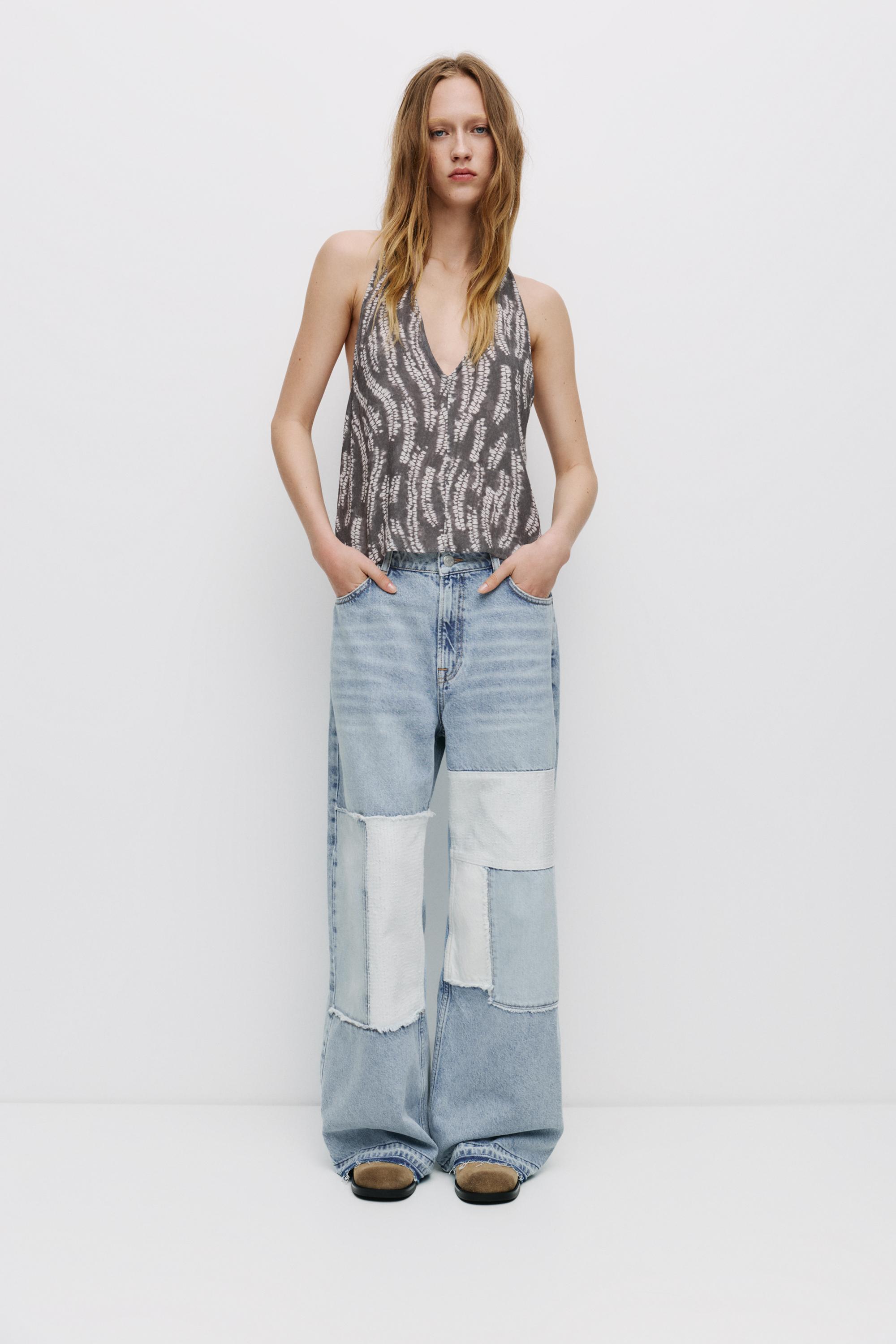 Patchwork-Jeans