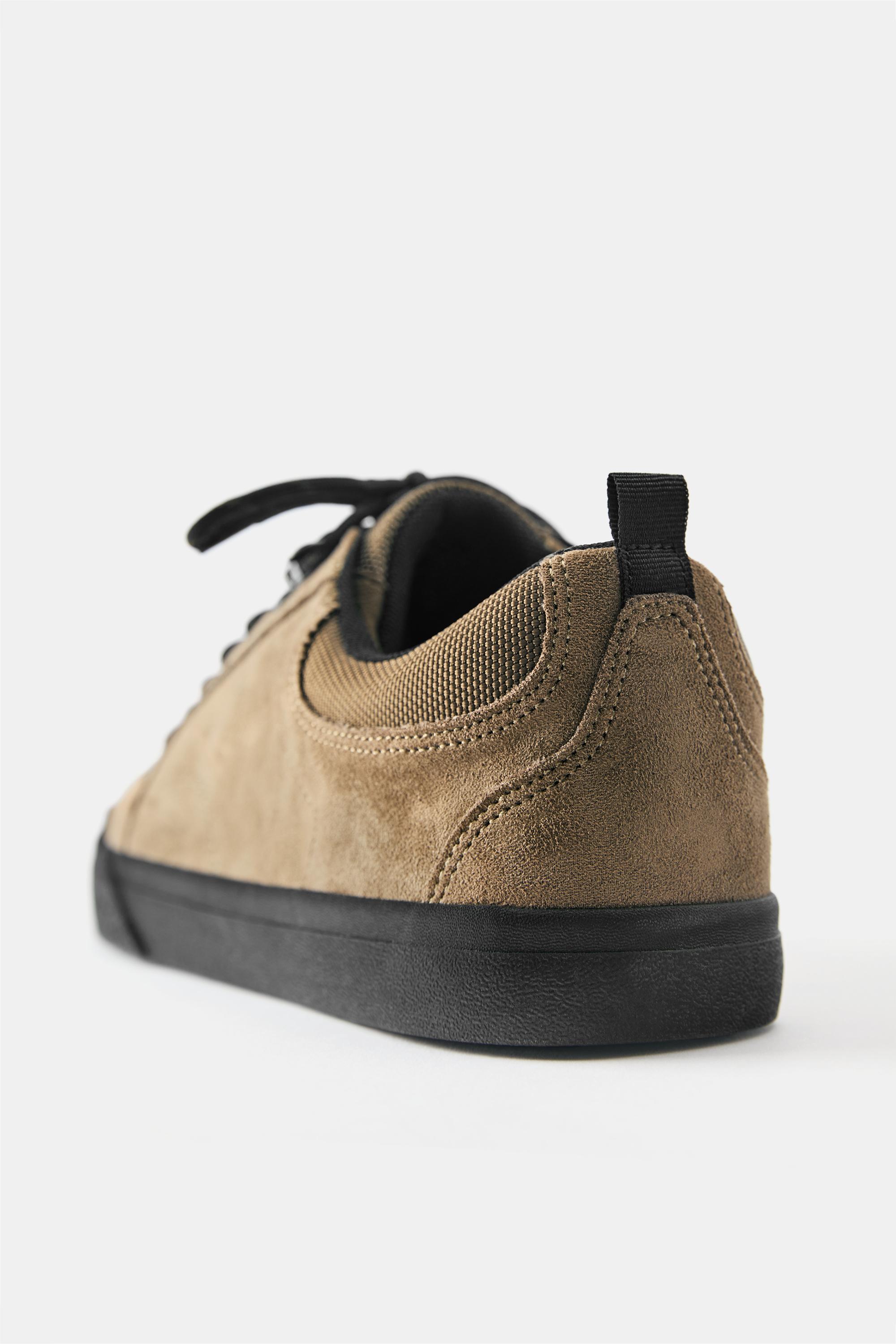 Lace-up casual trainers — Brown