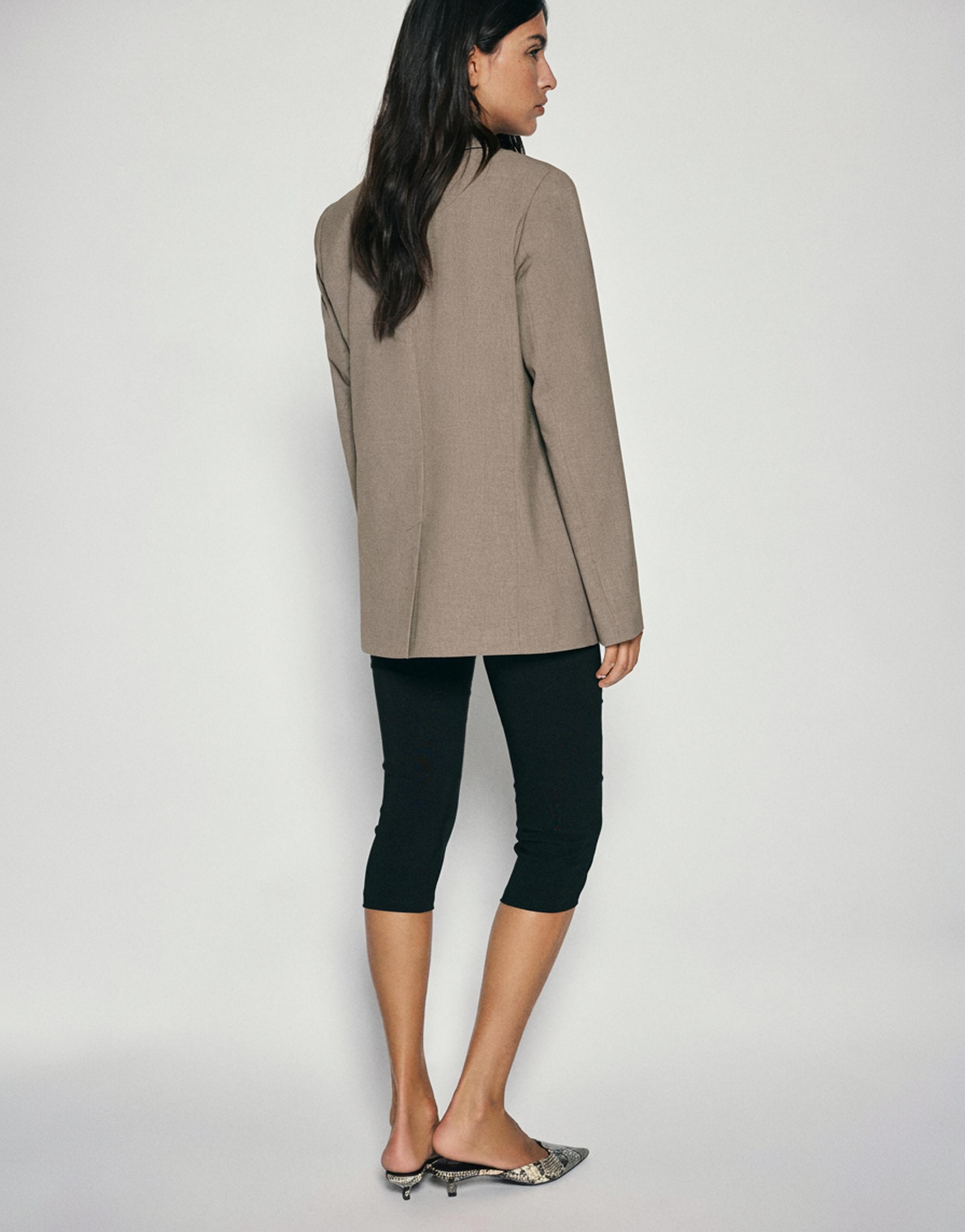 Basic blazer — Mole brown