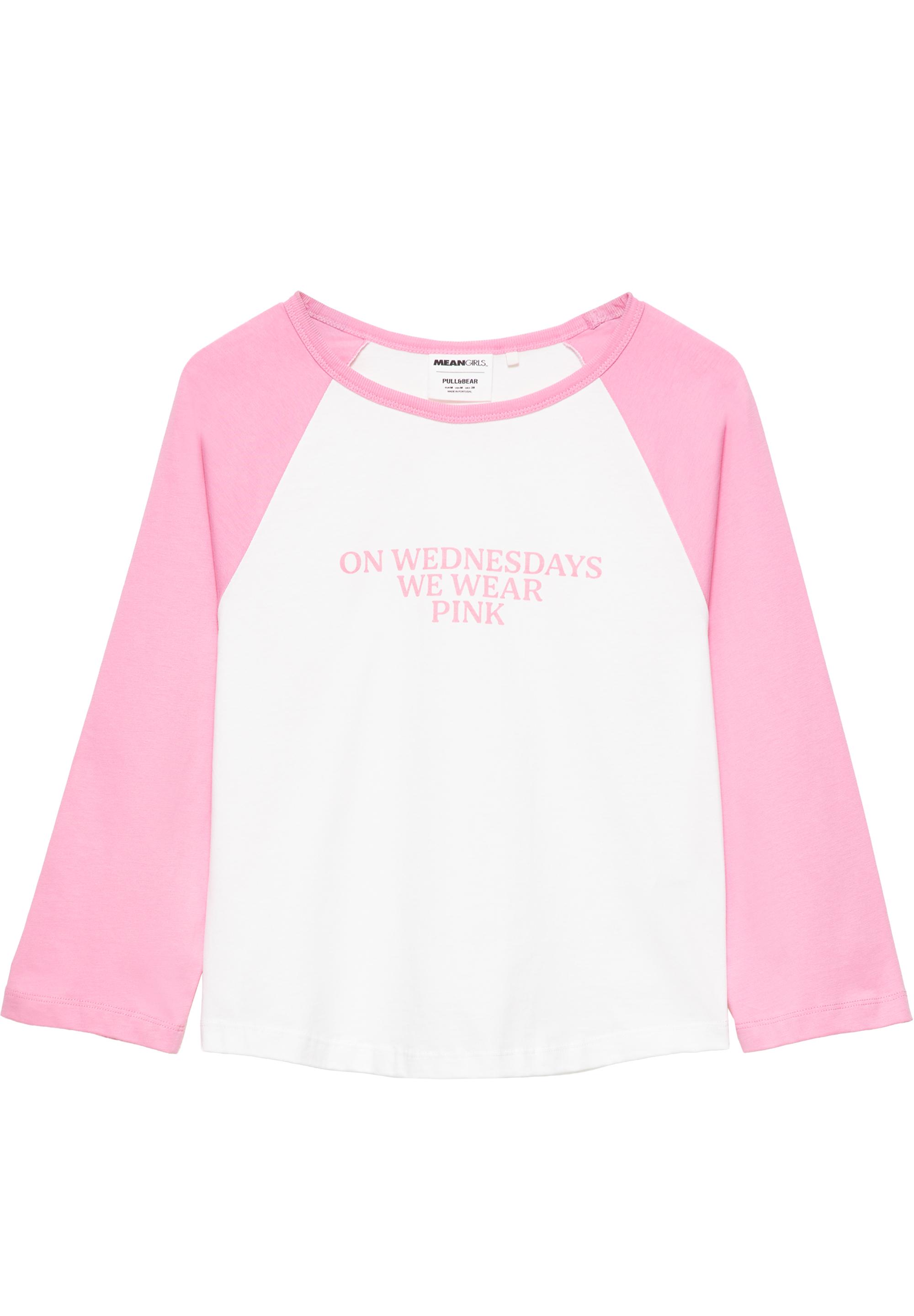Mean Girls raglan sleeve T-shirt — Ice