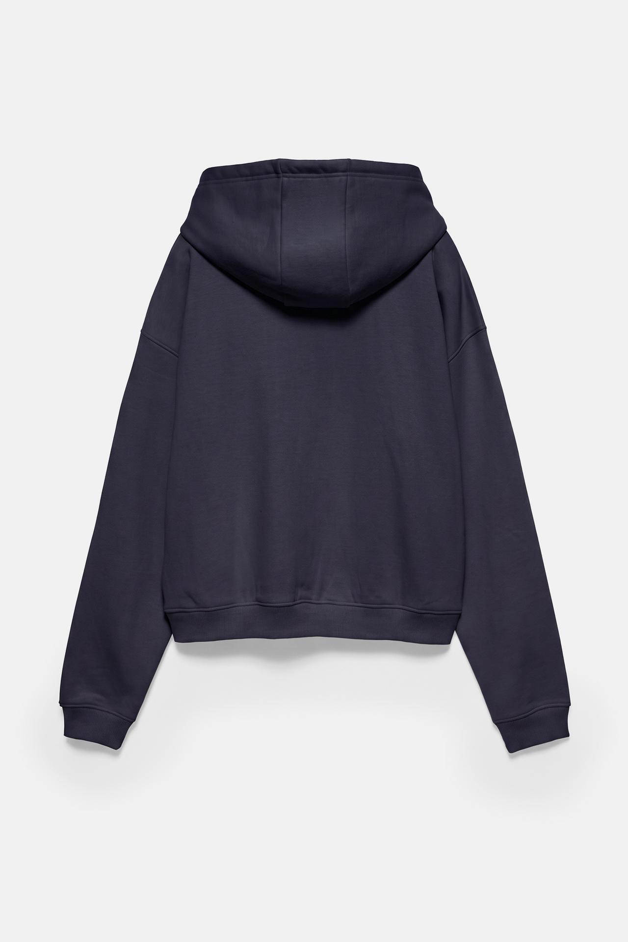 Zip-up hoodie — Navy