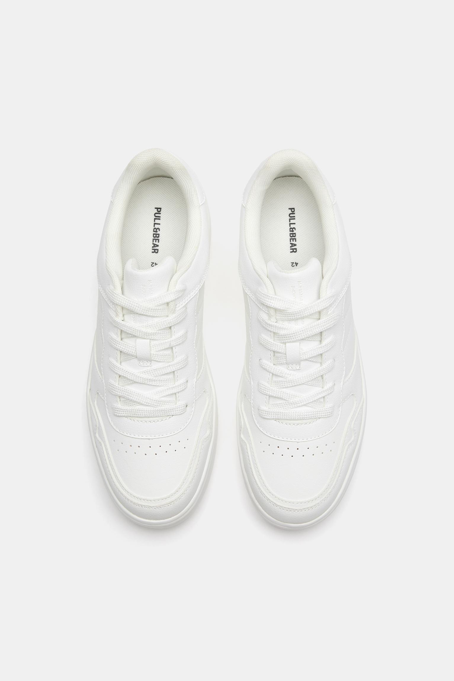 Chunky sole trainers — White