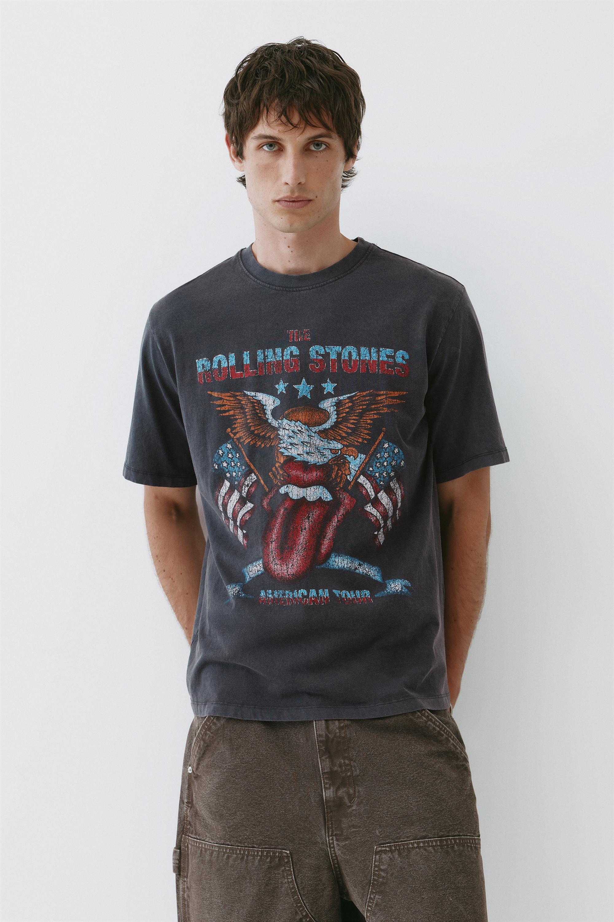 Rolling Stones T-shirt — Dark anthracite