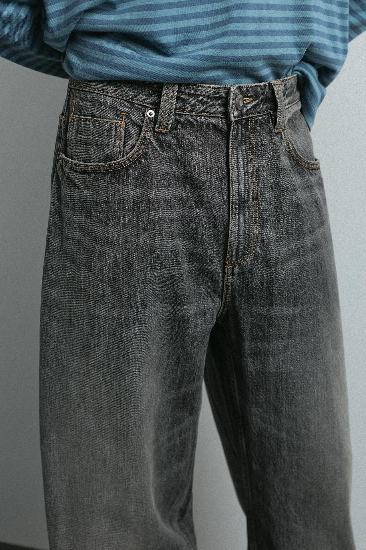 Baggy balloon jeans — Dark grey