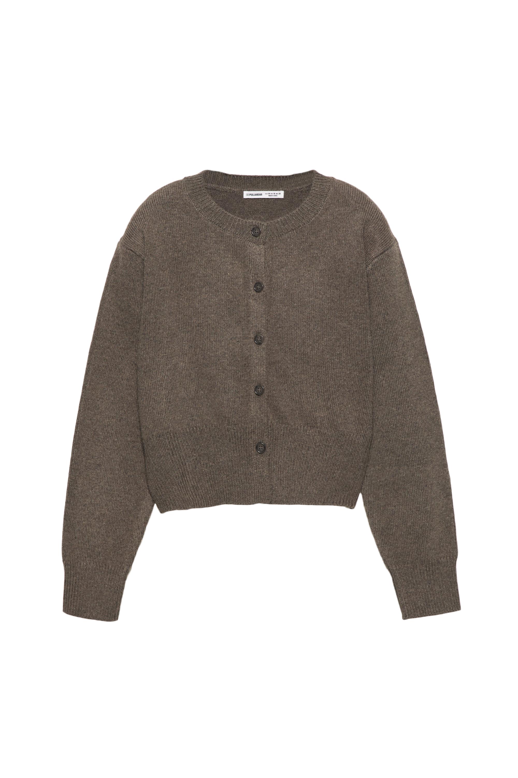 Kısa düğmeli hırka - Görsel 4