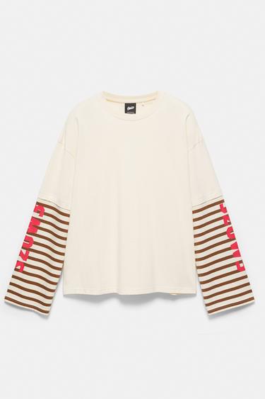 STWD double-sleeve T-shirt — Off white 4