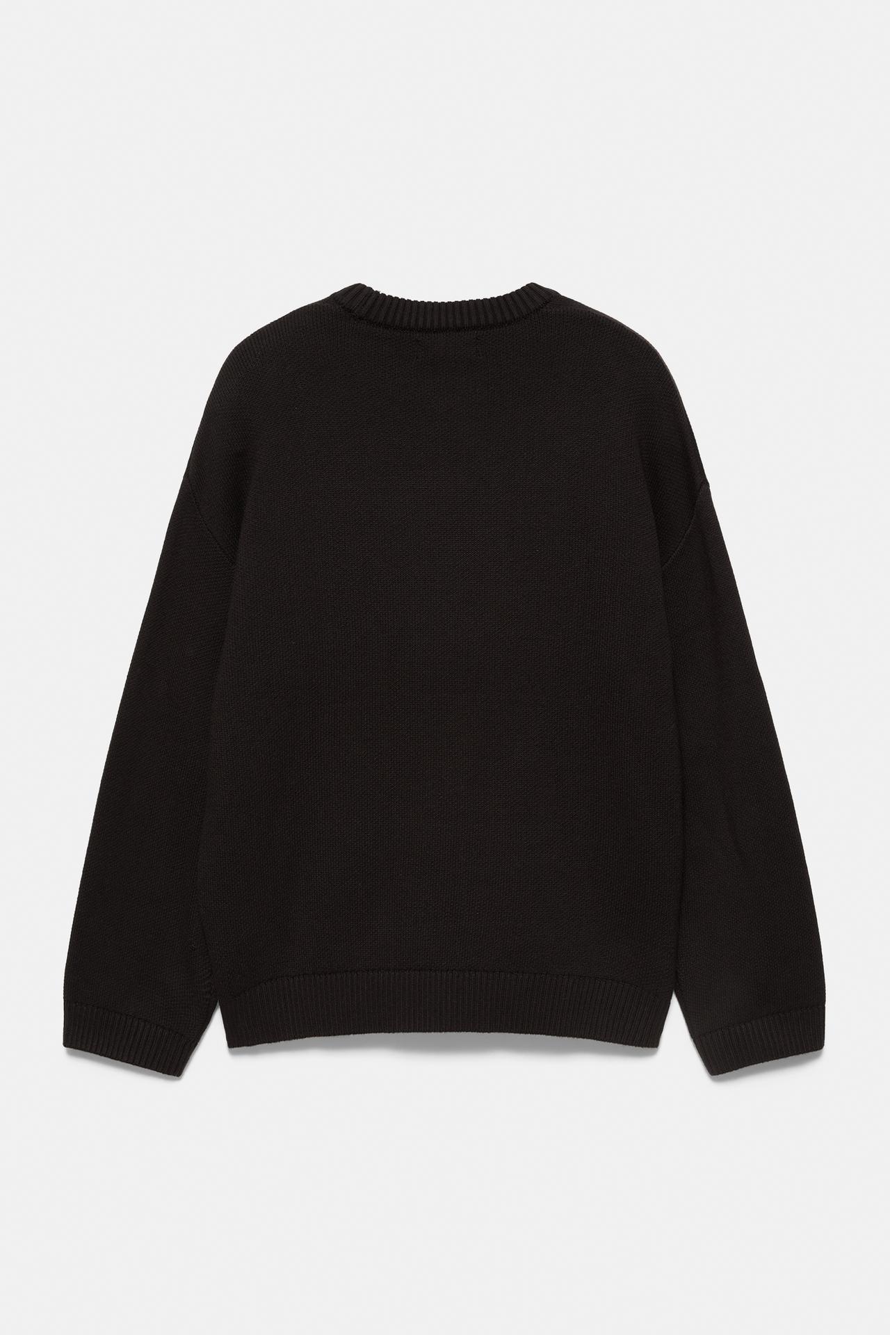 STWD graphic jumper — Black