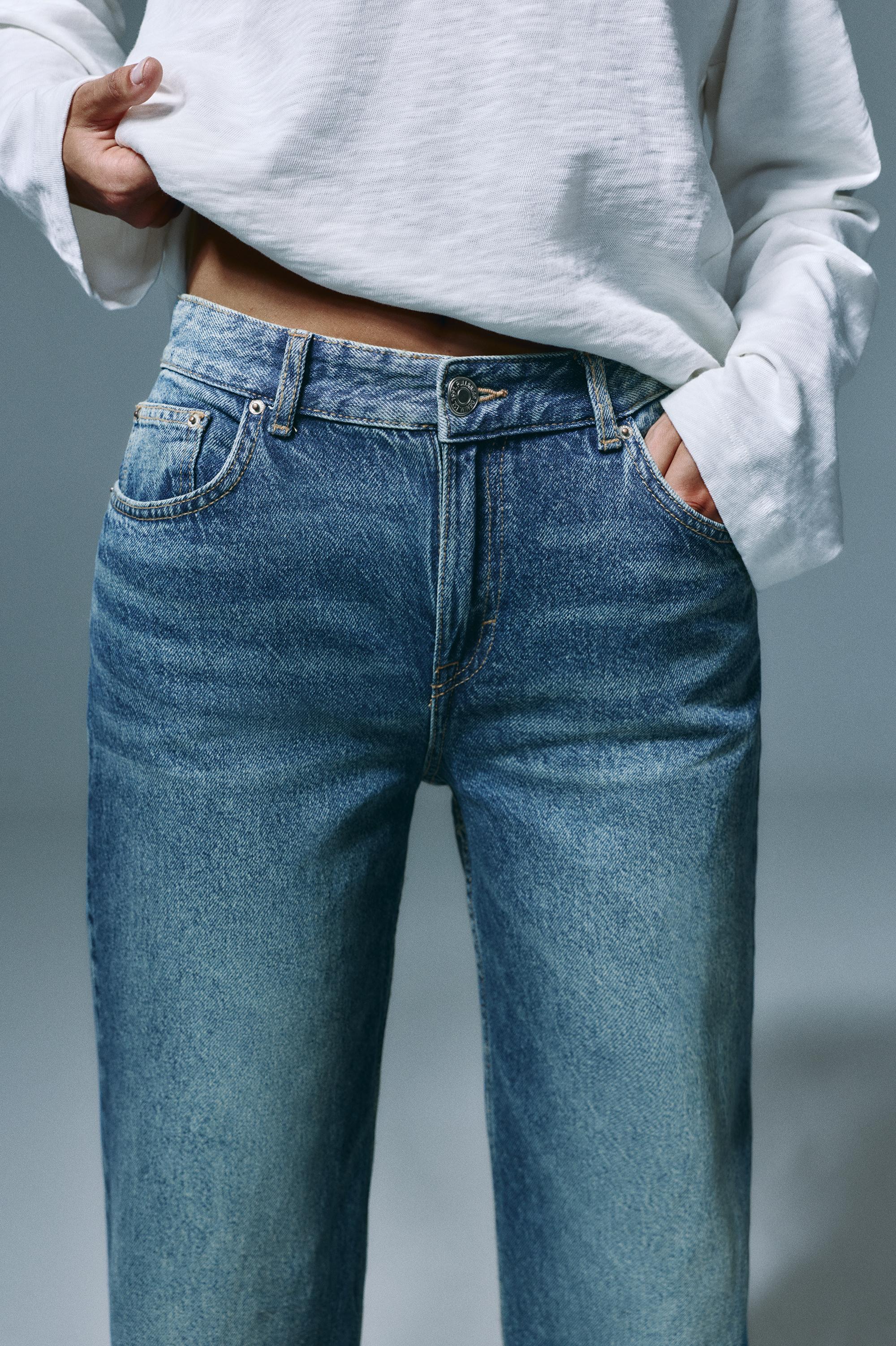 Pull&Bear Yüksek bel wide straight jean