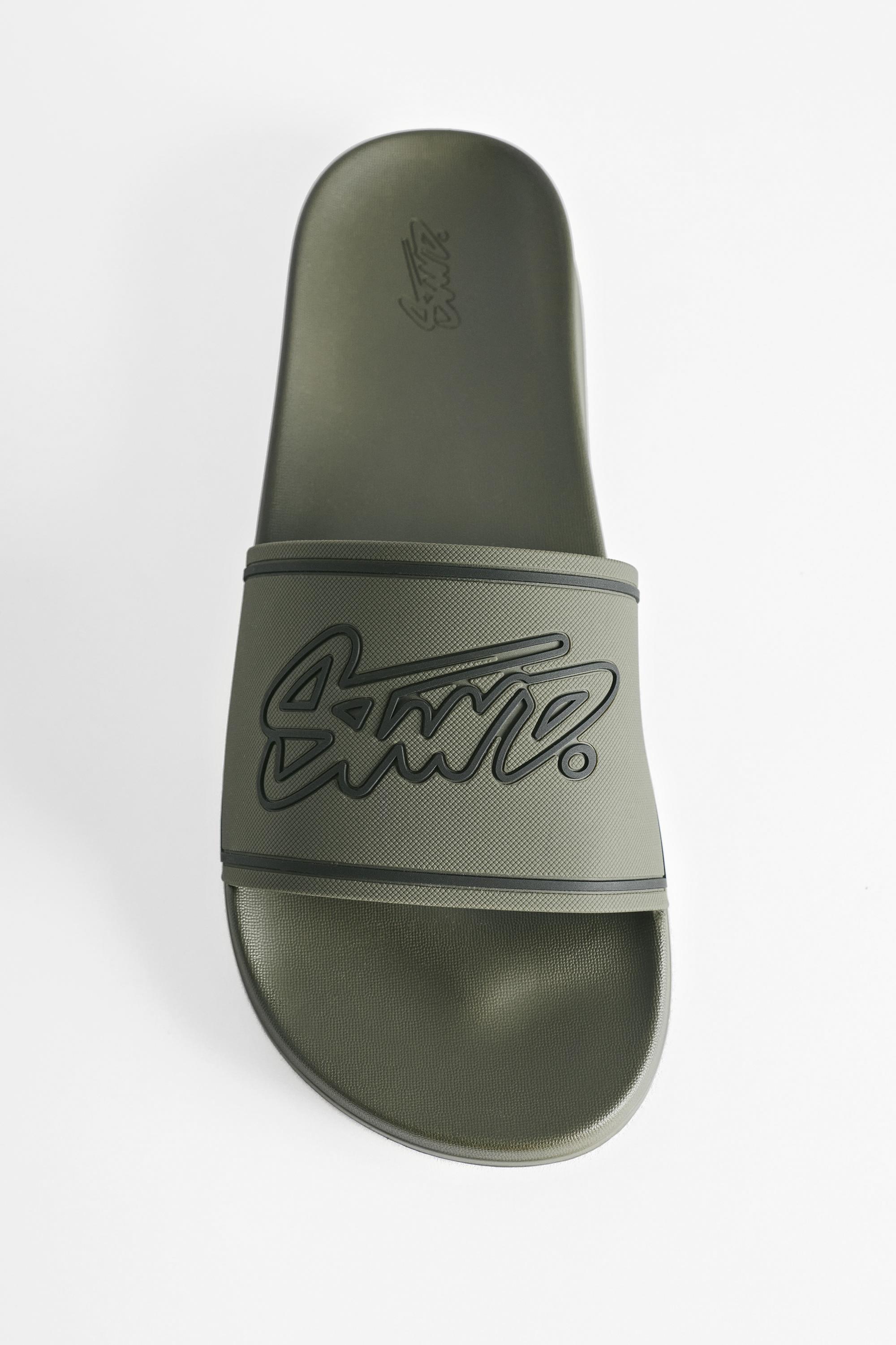 STWD rubber sandals — Khaki