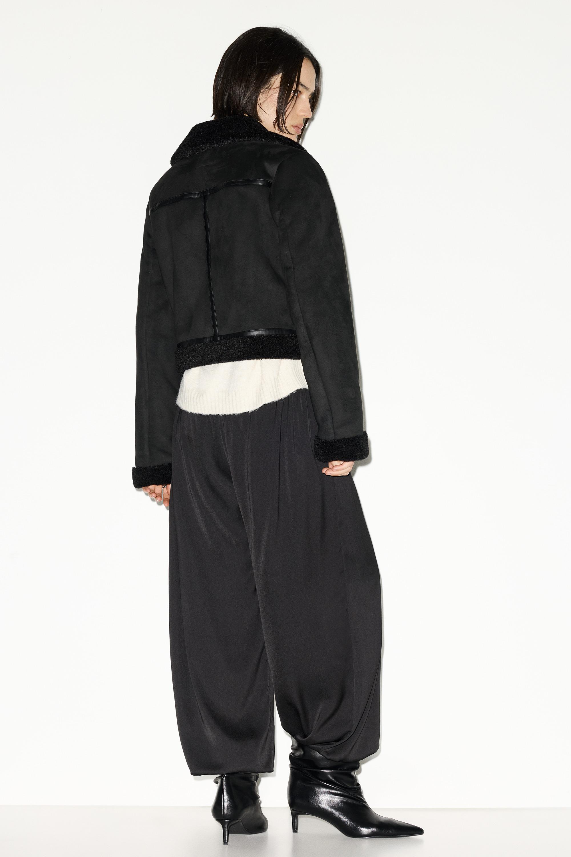 Short Reversible Jacket — Black