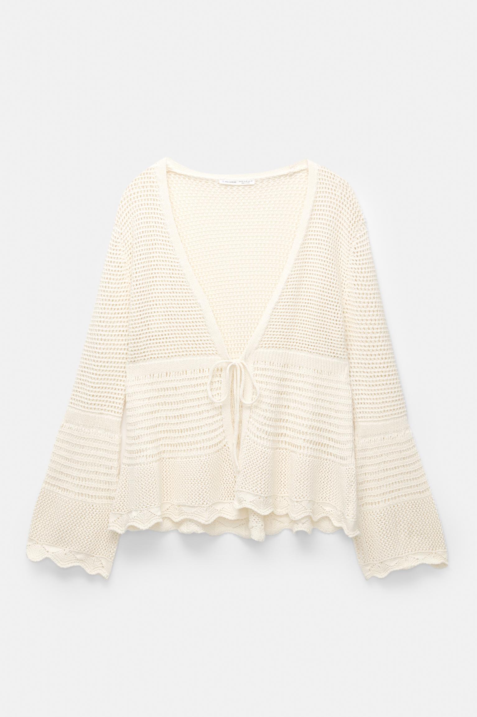 pull and bear top crochet