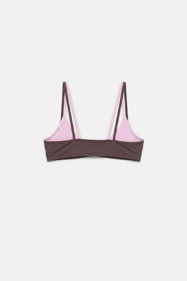Double bikini top — Brown 5