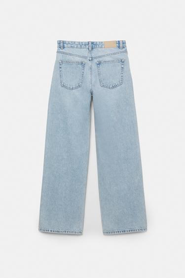 Straight-leg jeans with rhinestones — Pale blue 6