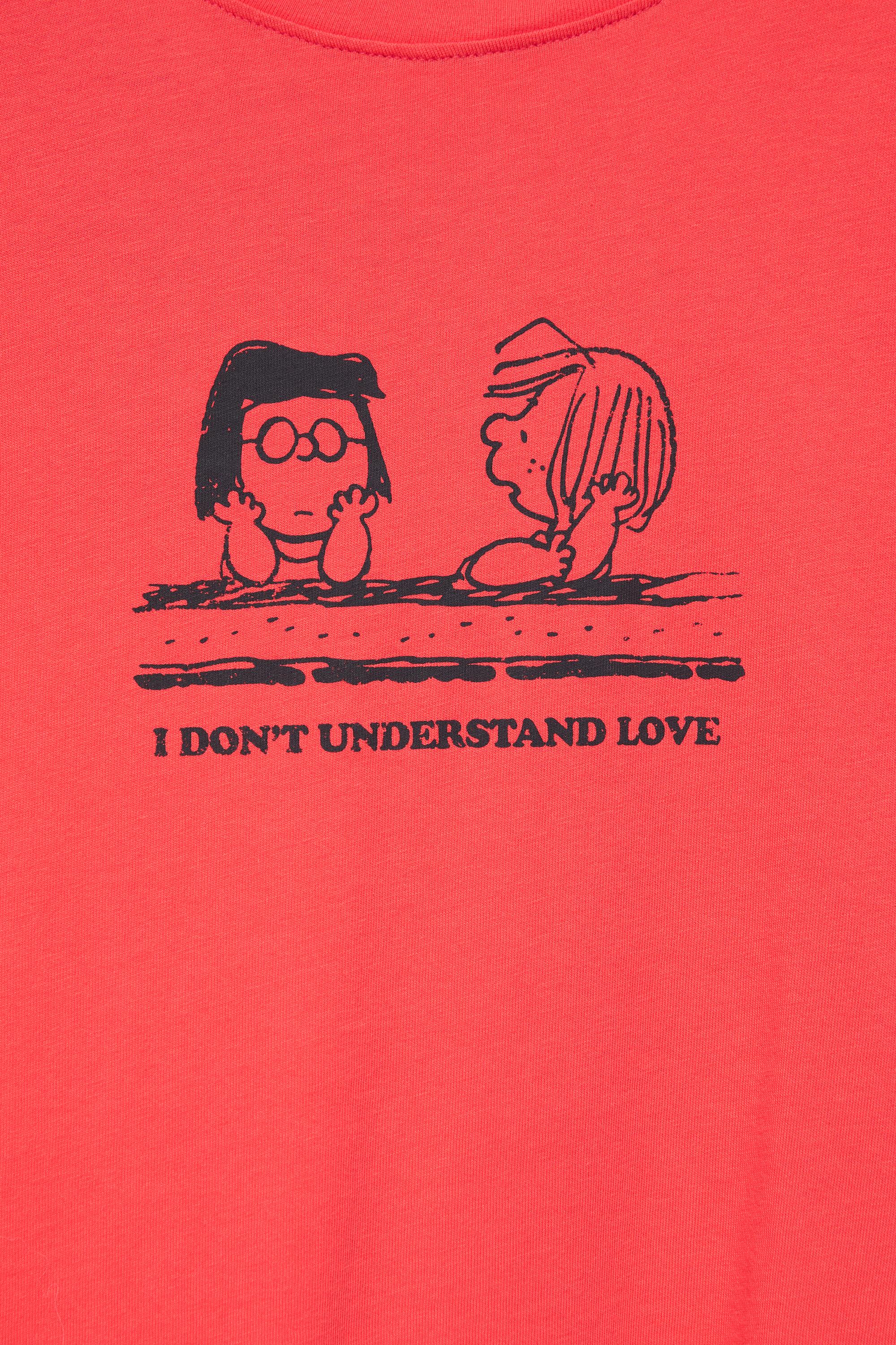 Pull&Bear Oversize Snoopy Tişört görsel 4