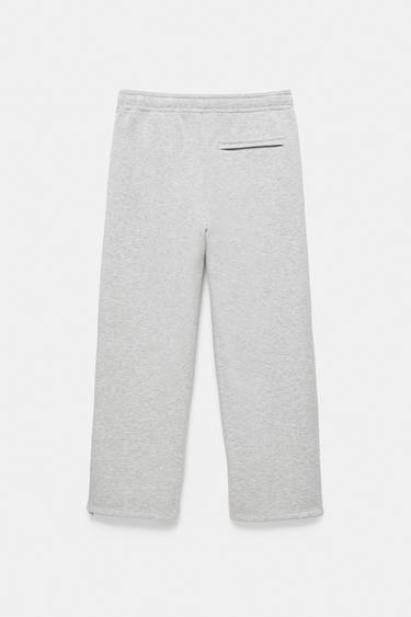 Interlock jogging pants — Grey marl 3