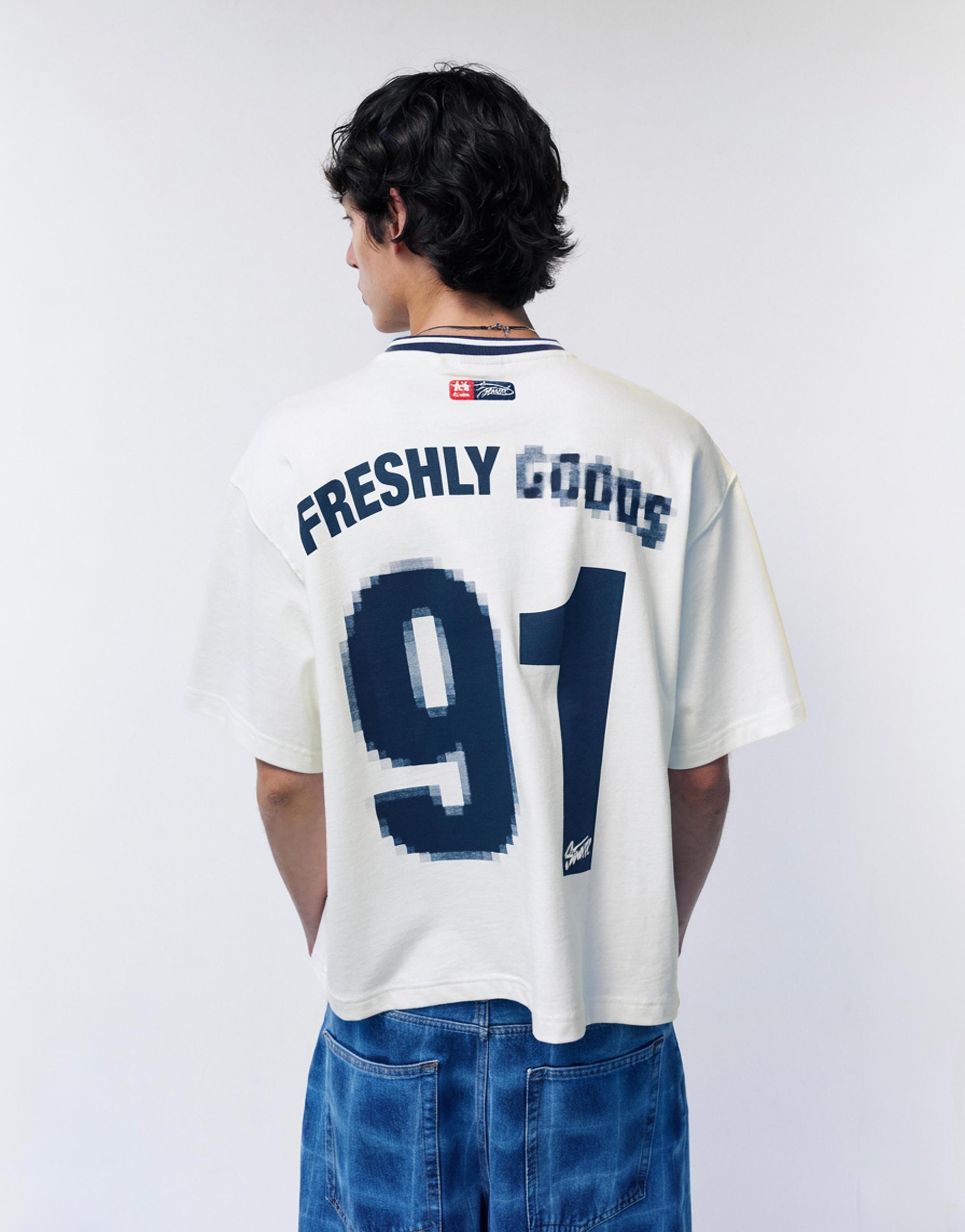 91 grafik baskılı t-shirt - Görsel 9