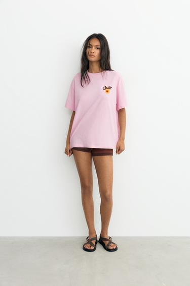 STWD flower T-shirt — Pink 5