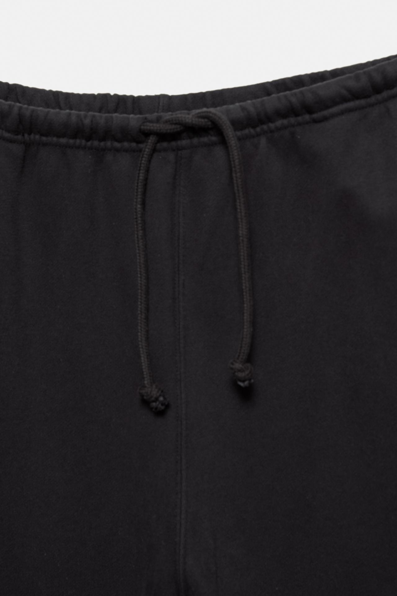 Joggers with elastic hems — Dark anthracite