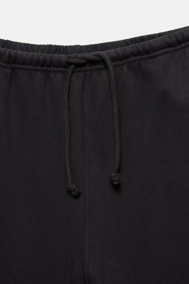 Joggers with elastic hems — Dark anthracite 7