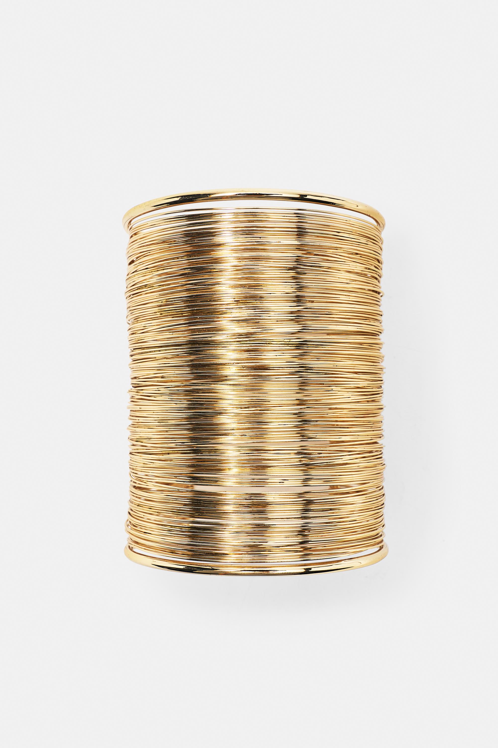 Multi-strand bangle — Gold