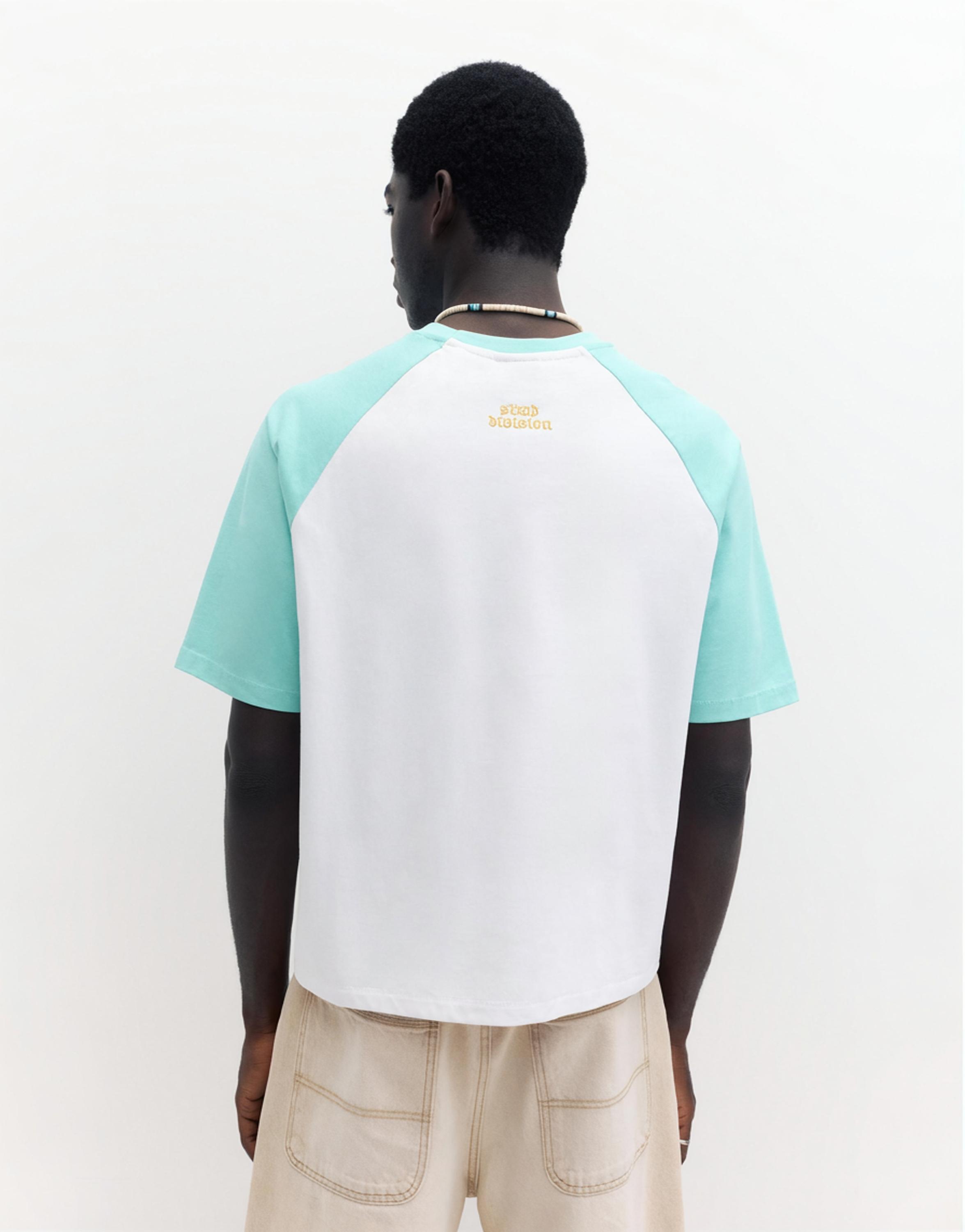 Raglan sleeve T-shirt — White