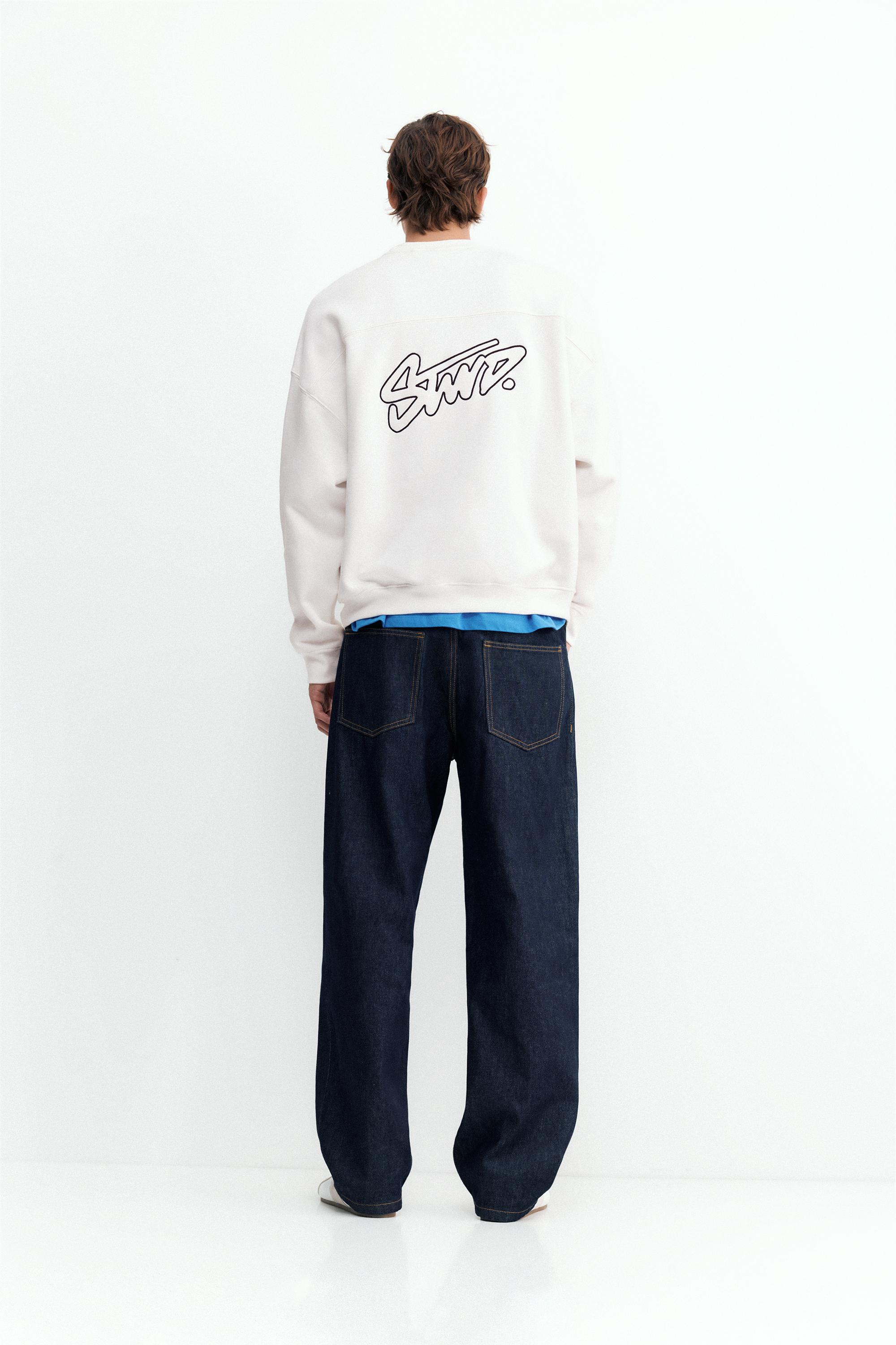 STWD boxy sweatshirt — Off white