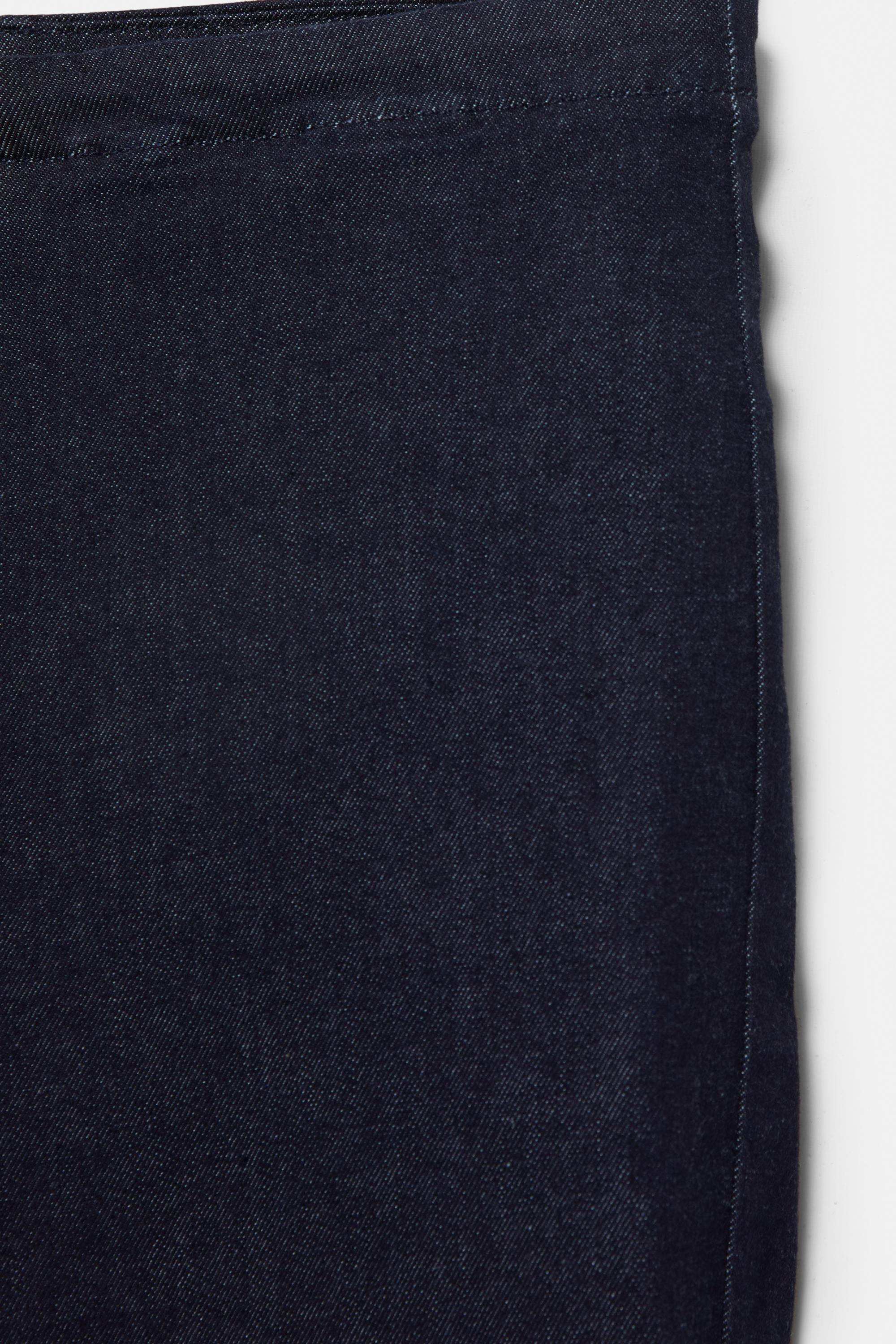 Seamless capris jeans — Navy