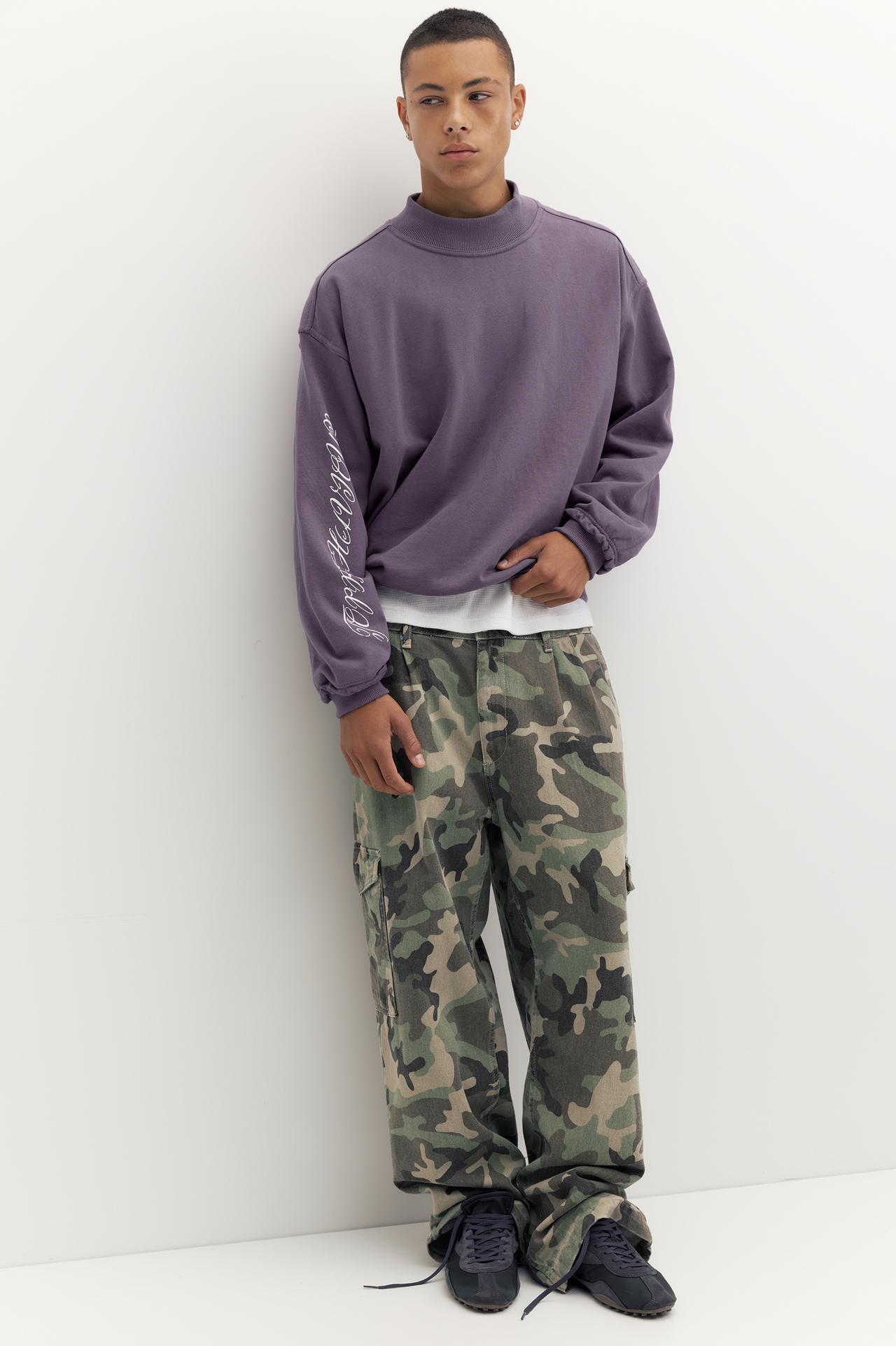 STWD round neck sweatshirt — Mauve