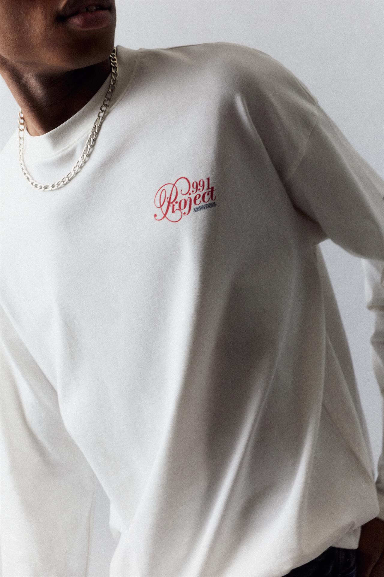 Relaxed fit graphic T-shirt — White