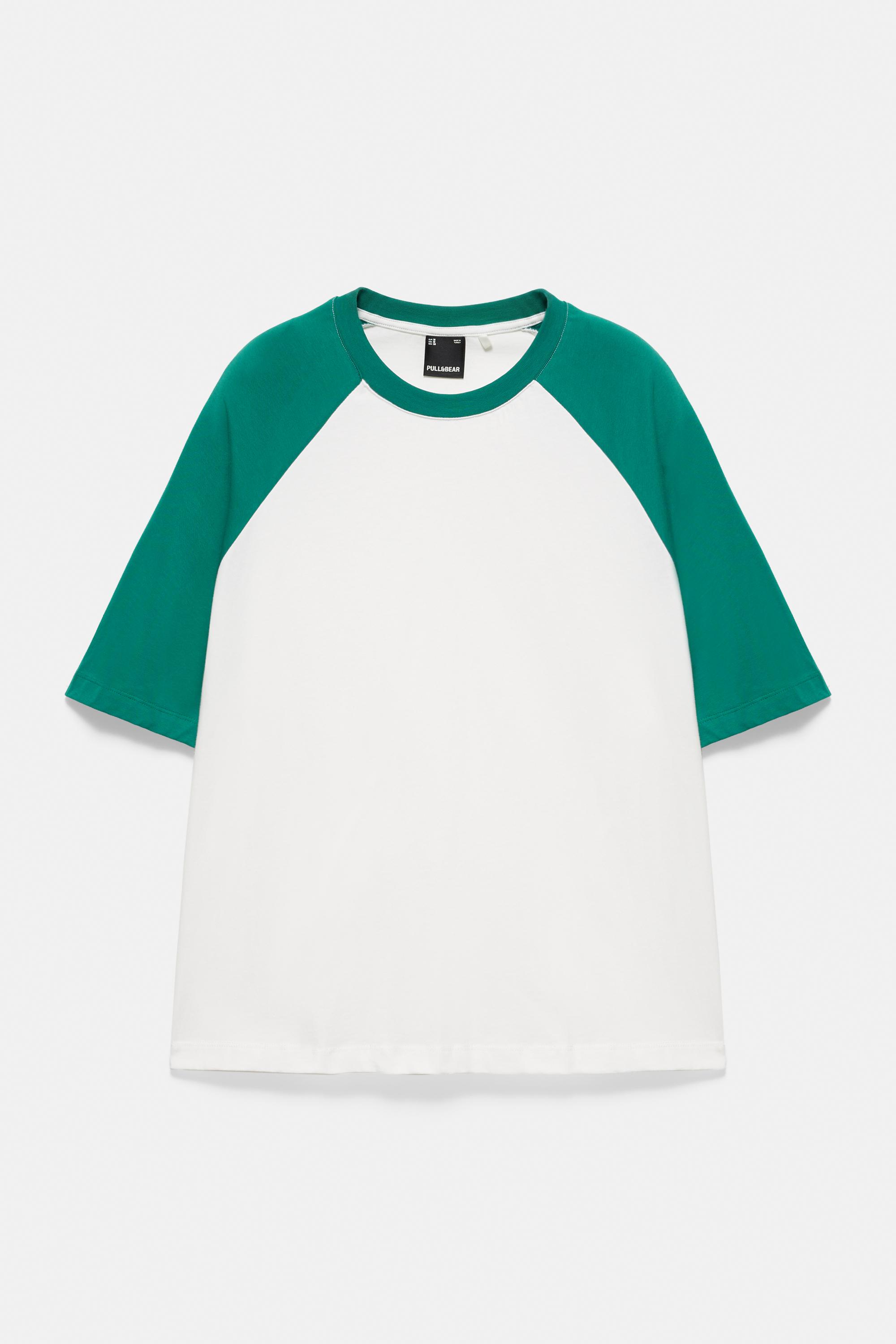 Raglan sleeve T-shirt — Green