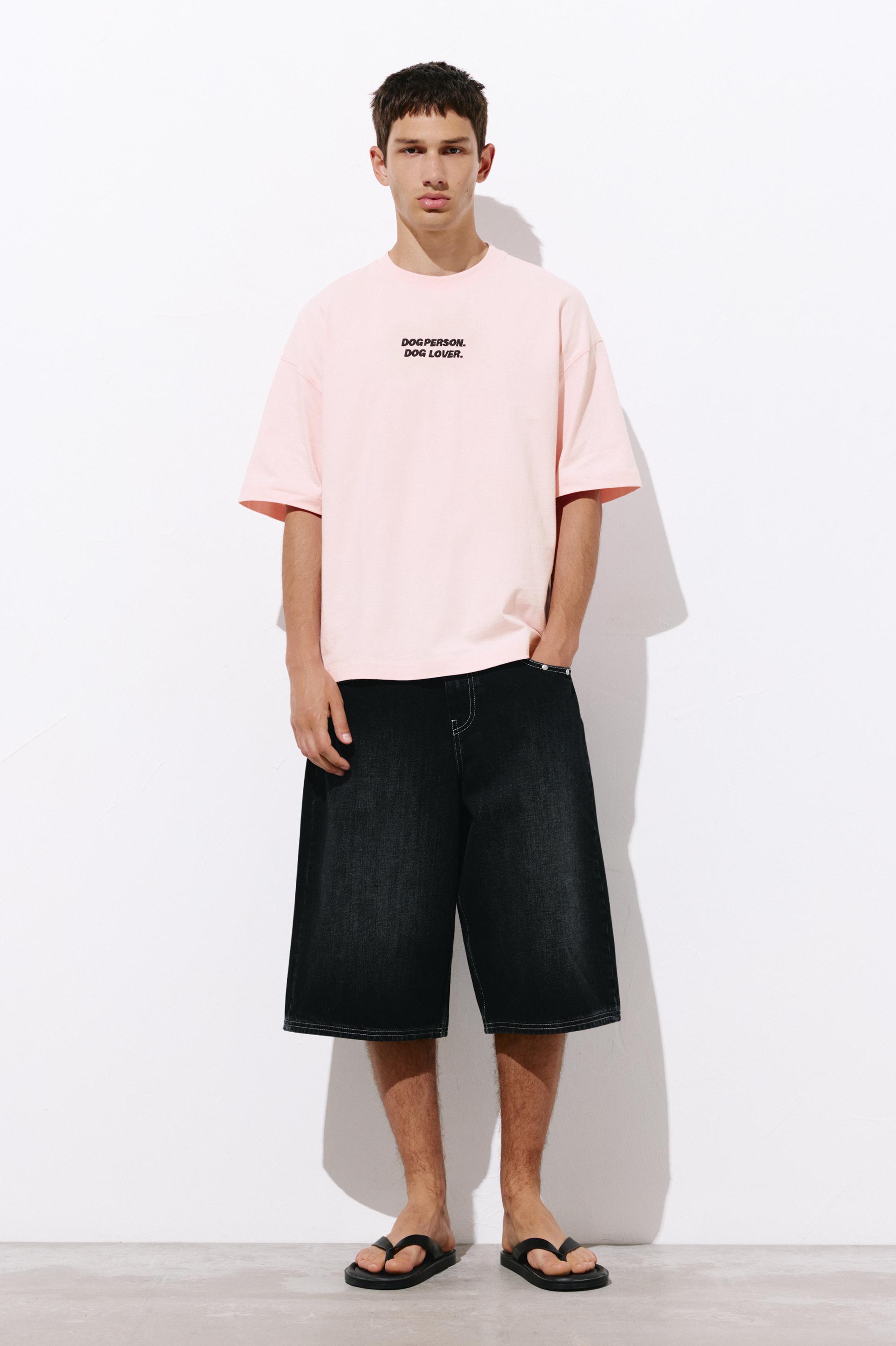 Dog Person graphic T-shirt — Pink