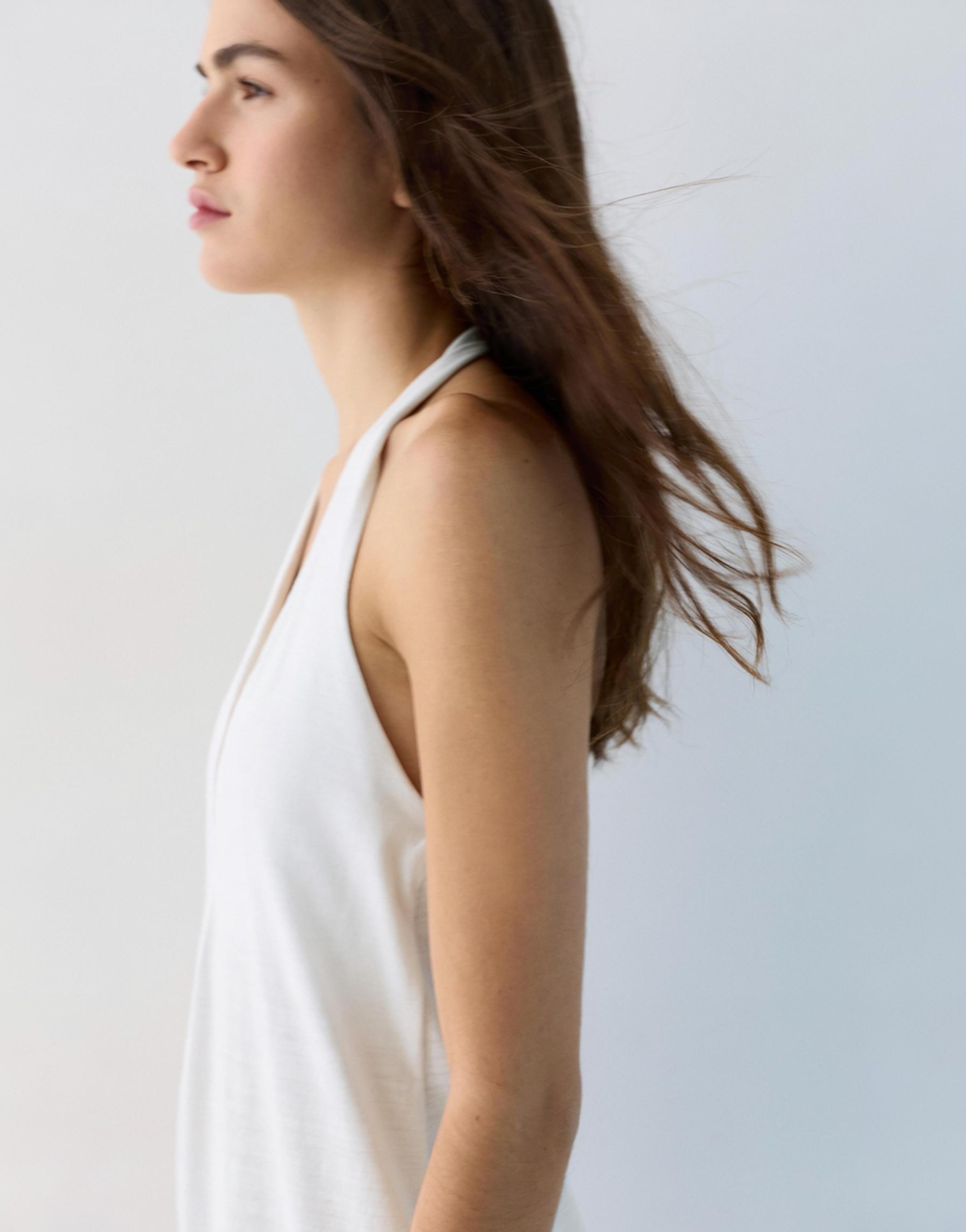 Halter midi elbise - Görsel 54