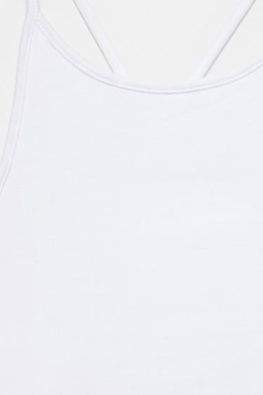 Halter-neck strappy back top — White 8