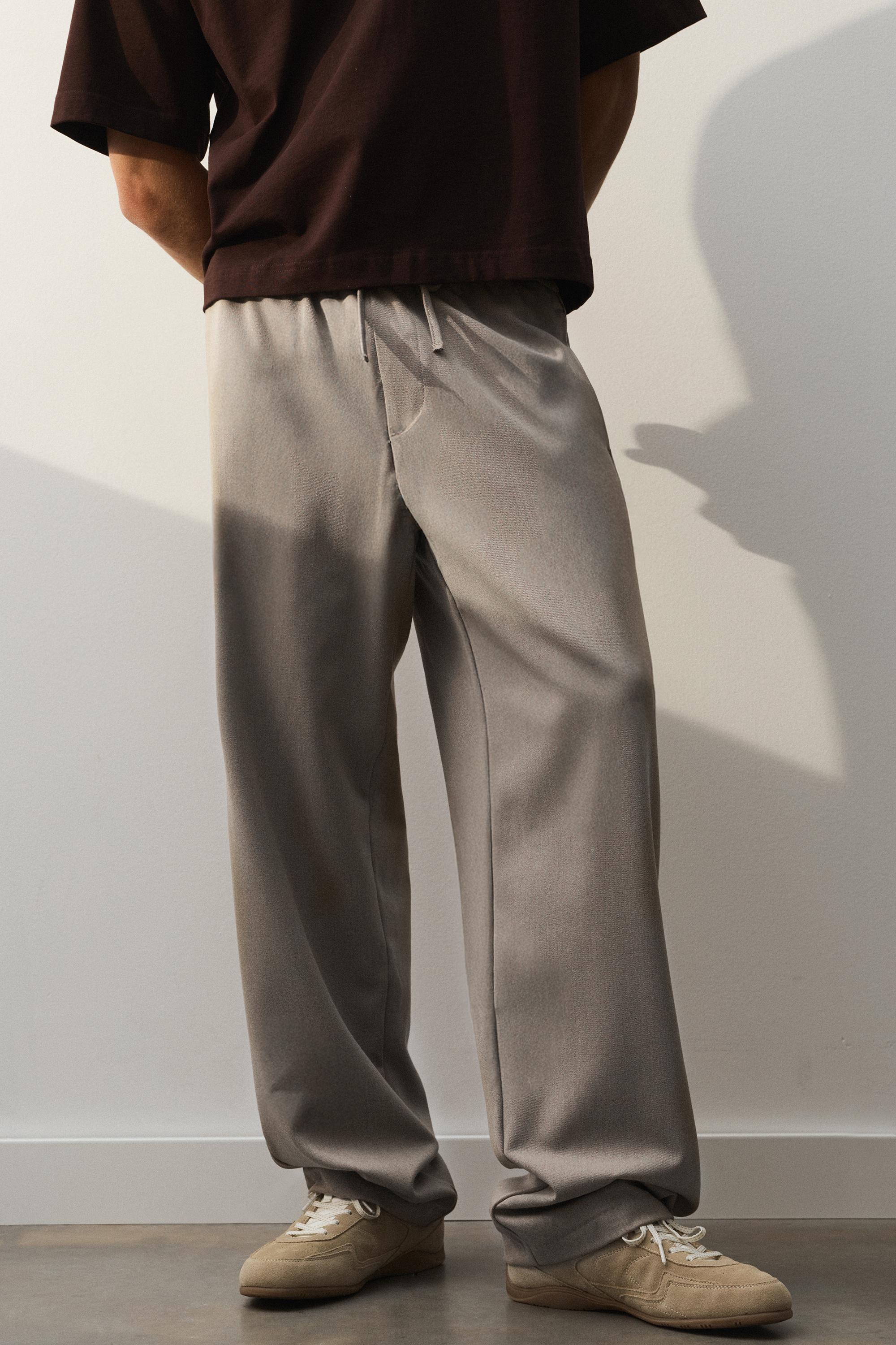 Tailored fit joggers — Taupe