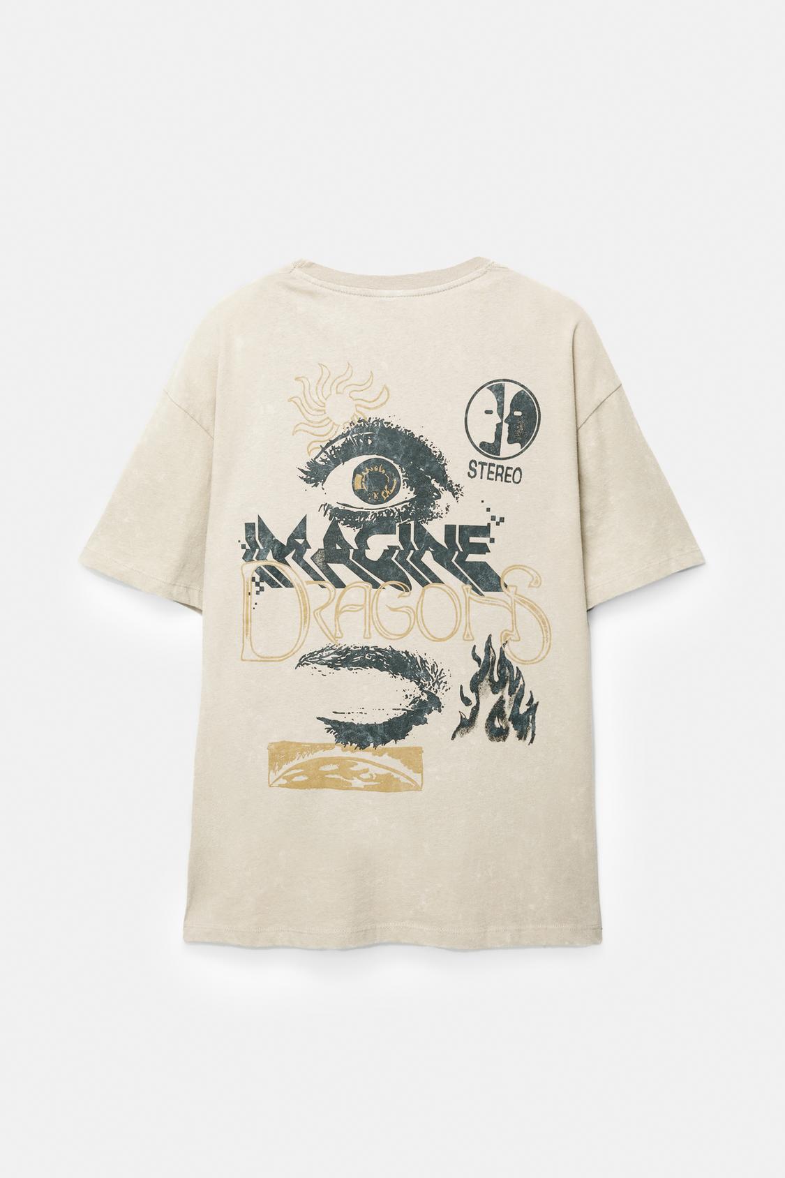 Imagine Dragons Magliette Imagine Dragons T-shirt PULL&BEAR