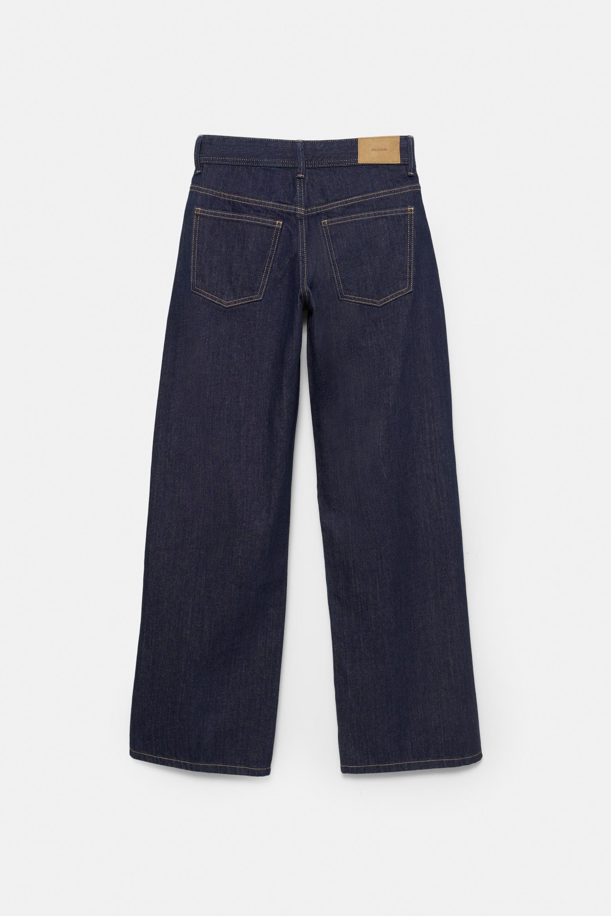 Düşük bel straight fit jean - Görsel 7