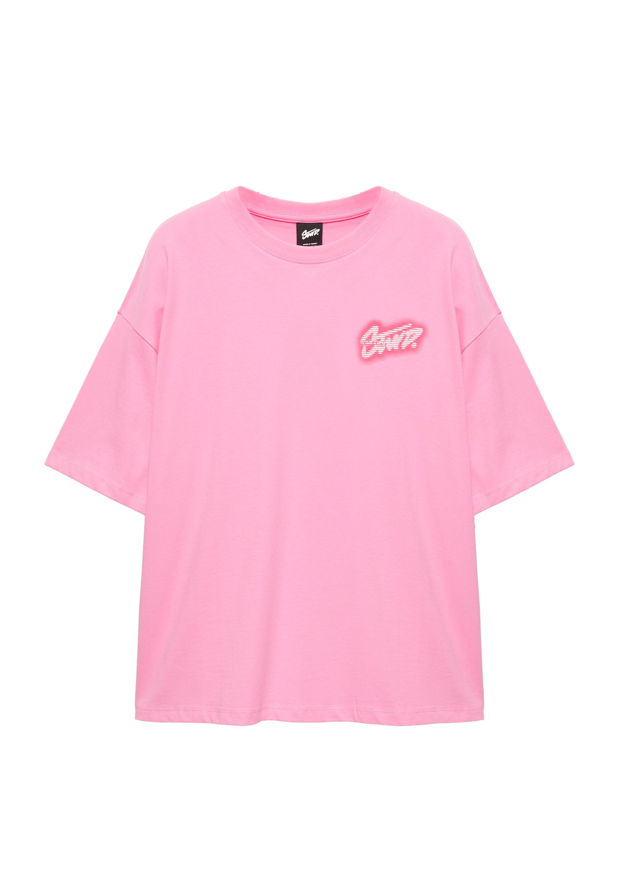 STWD boxy graphic T-shirt — Pink