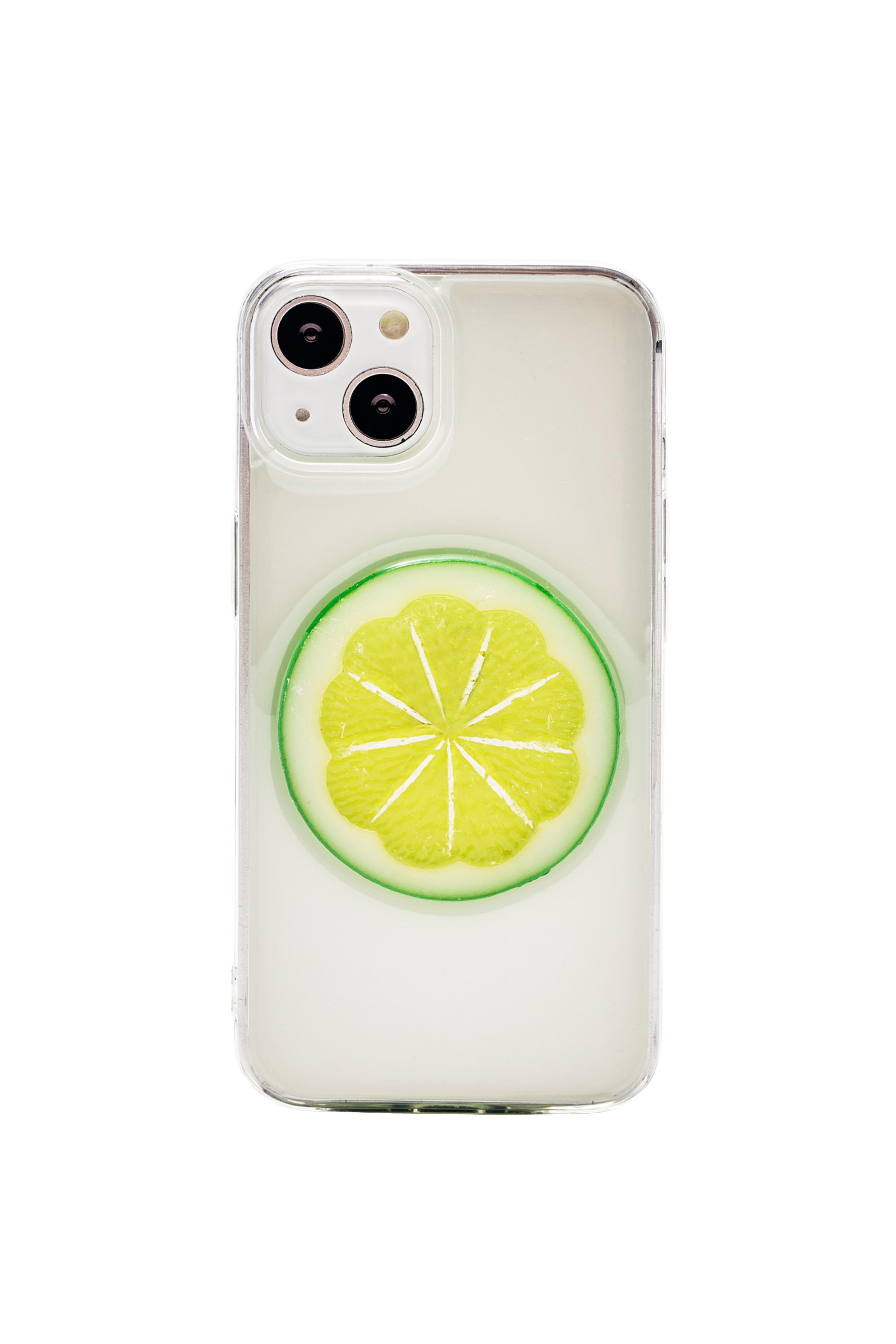 Funda iPhone transparente frutas