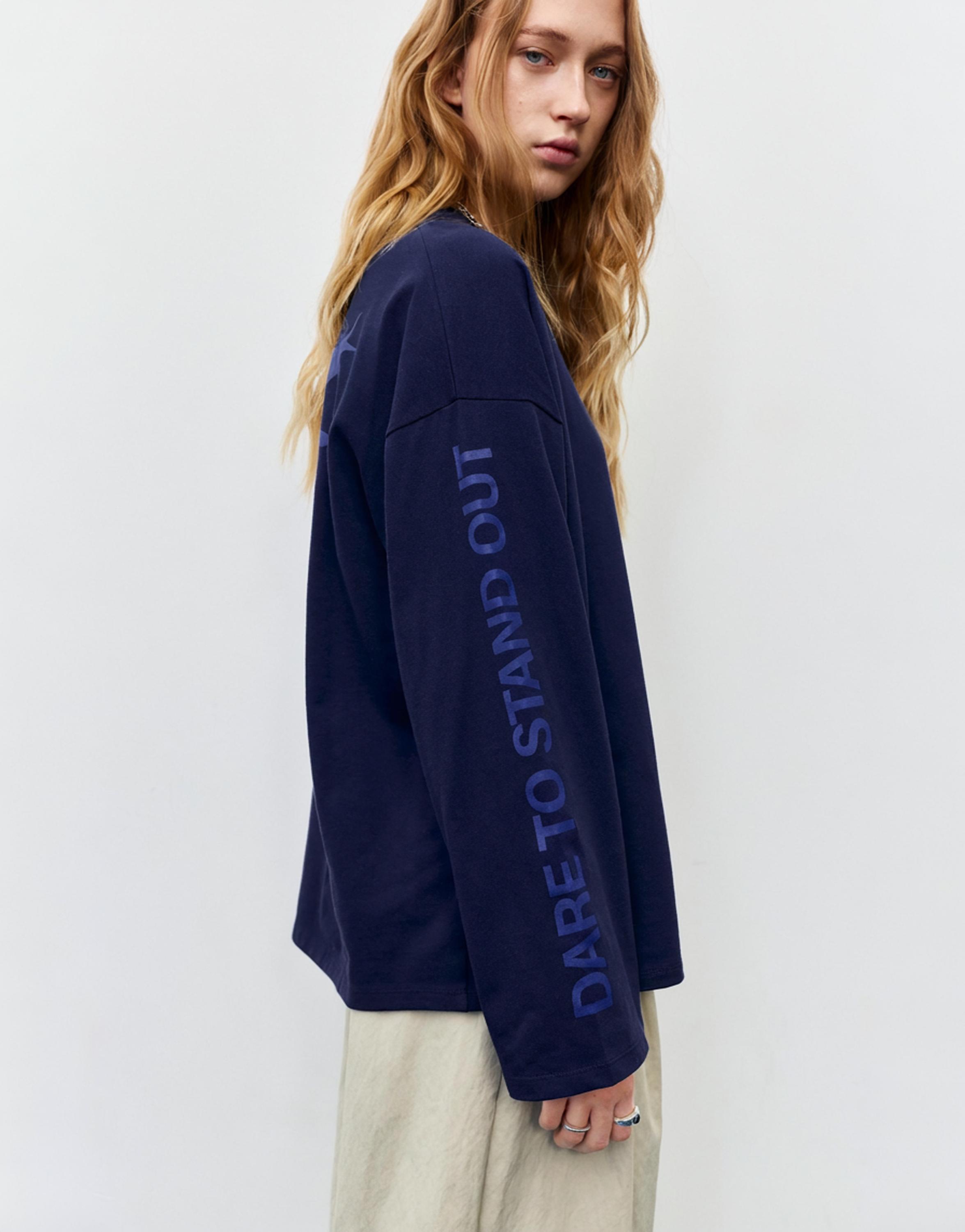 STWD graphic T-shirt — Navy