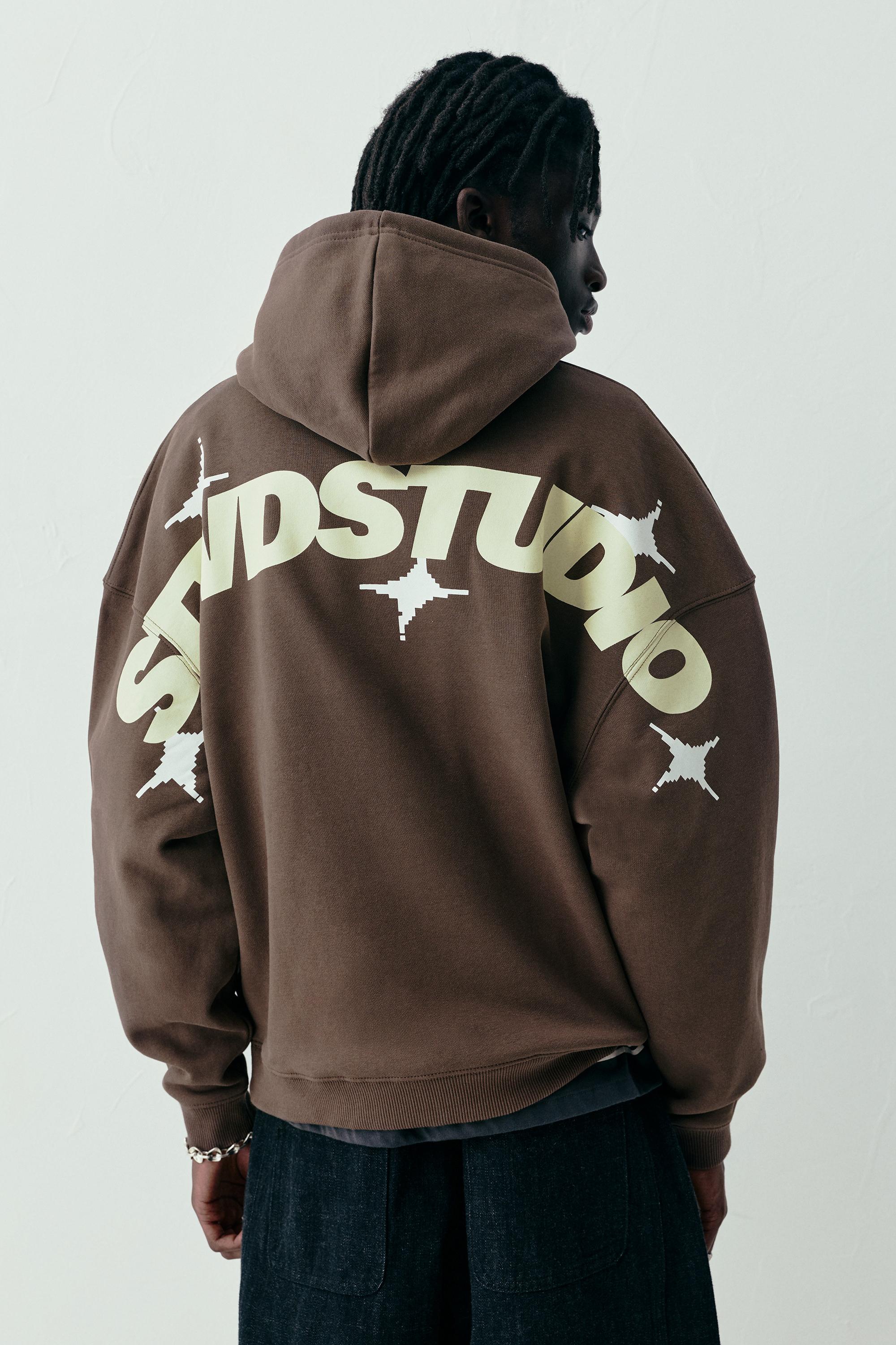 STWD Studio kapüşonlu sweatshirt - Görsel 14